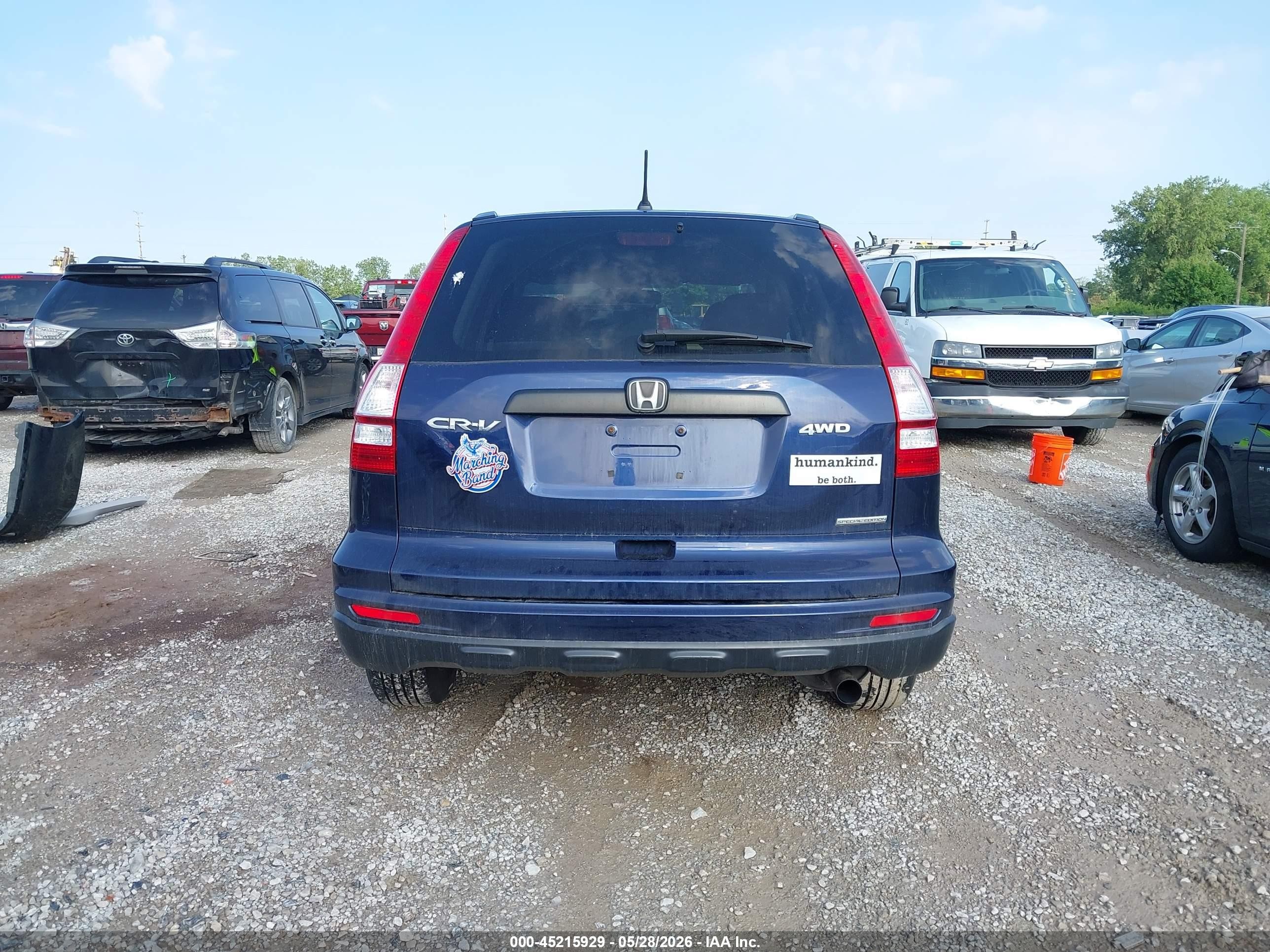 2011 Honda Cr-v Se Dark Blue vin: 5J6RE4H45BL019632