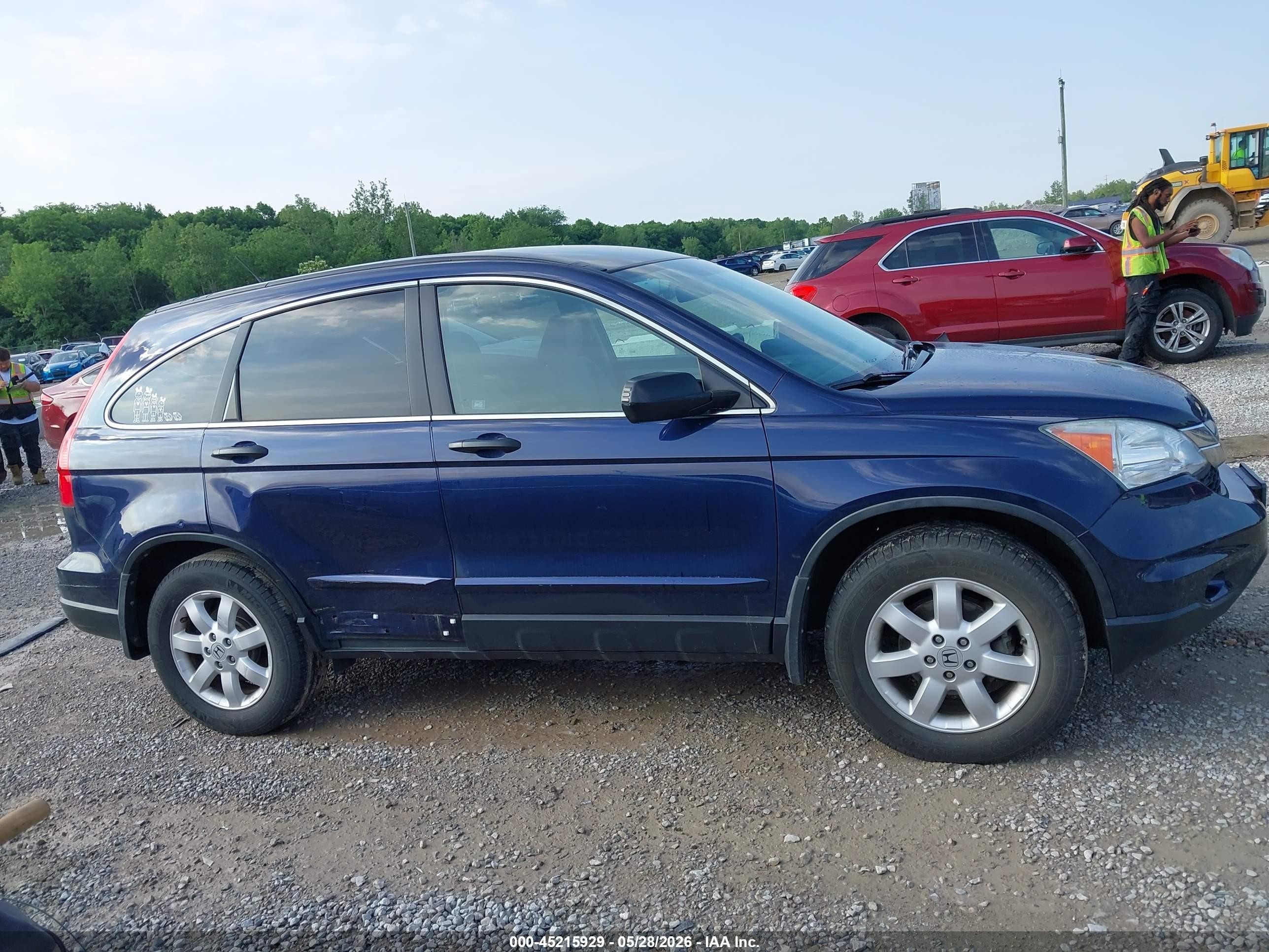 2011 Honda Cr-v Se Dark Blue vin: 5J6RE4H45BL019632