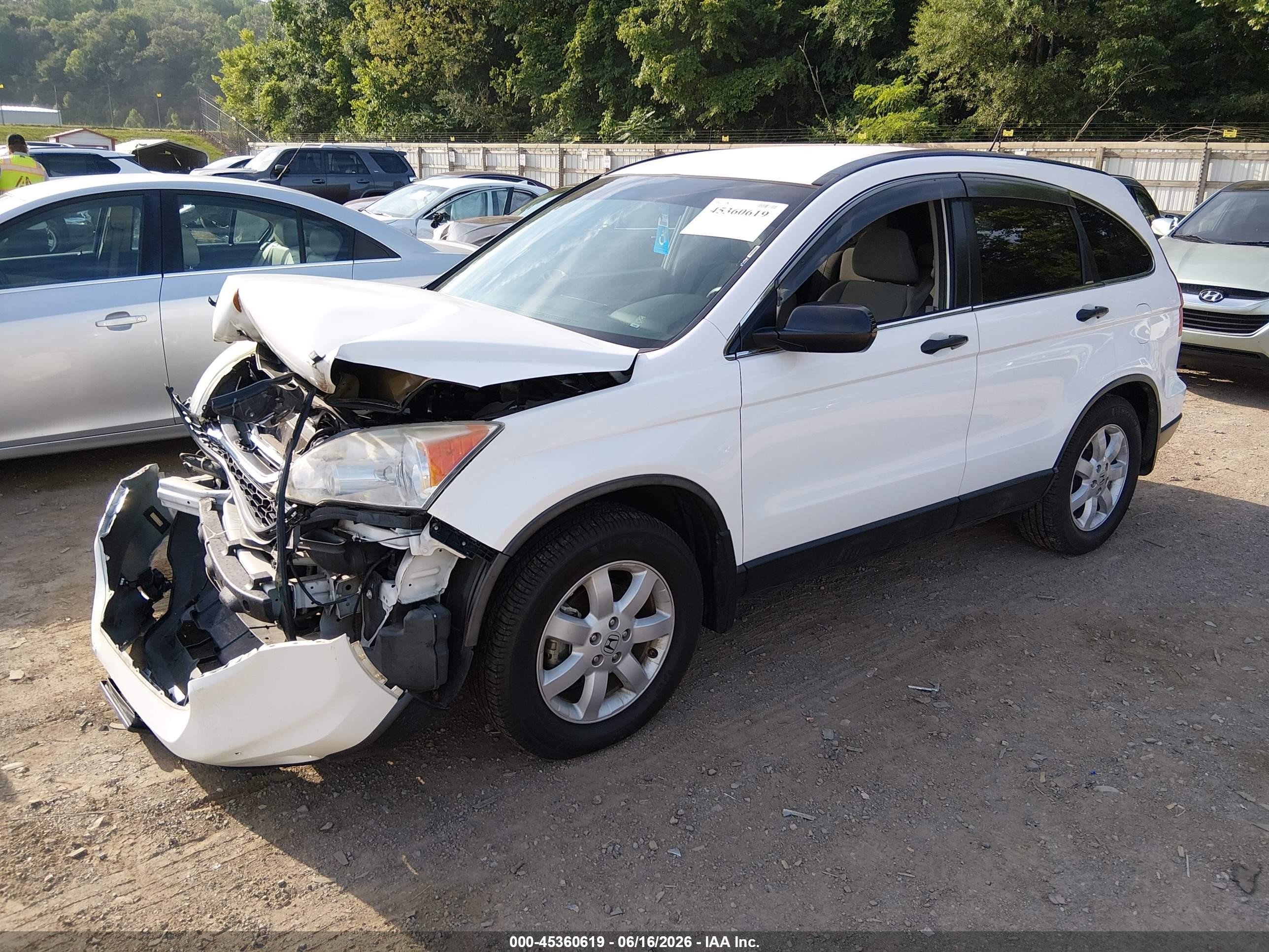 2011 Honda Cr-v Se White vin: 5J6RE4H45BL027505