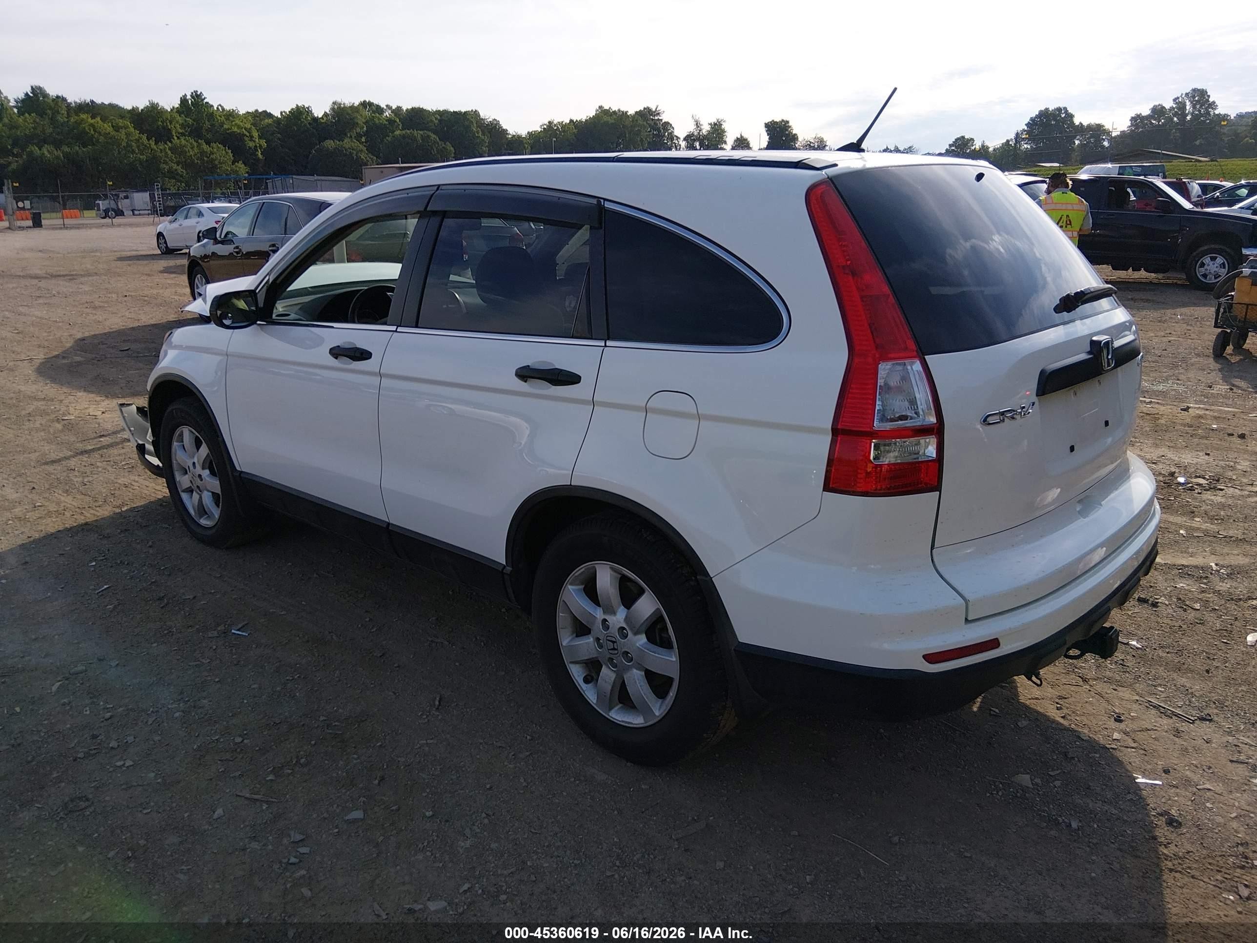 2011 Honda Cr-v Se White vin: 5J6RE4H45BL027505