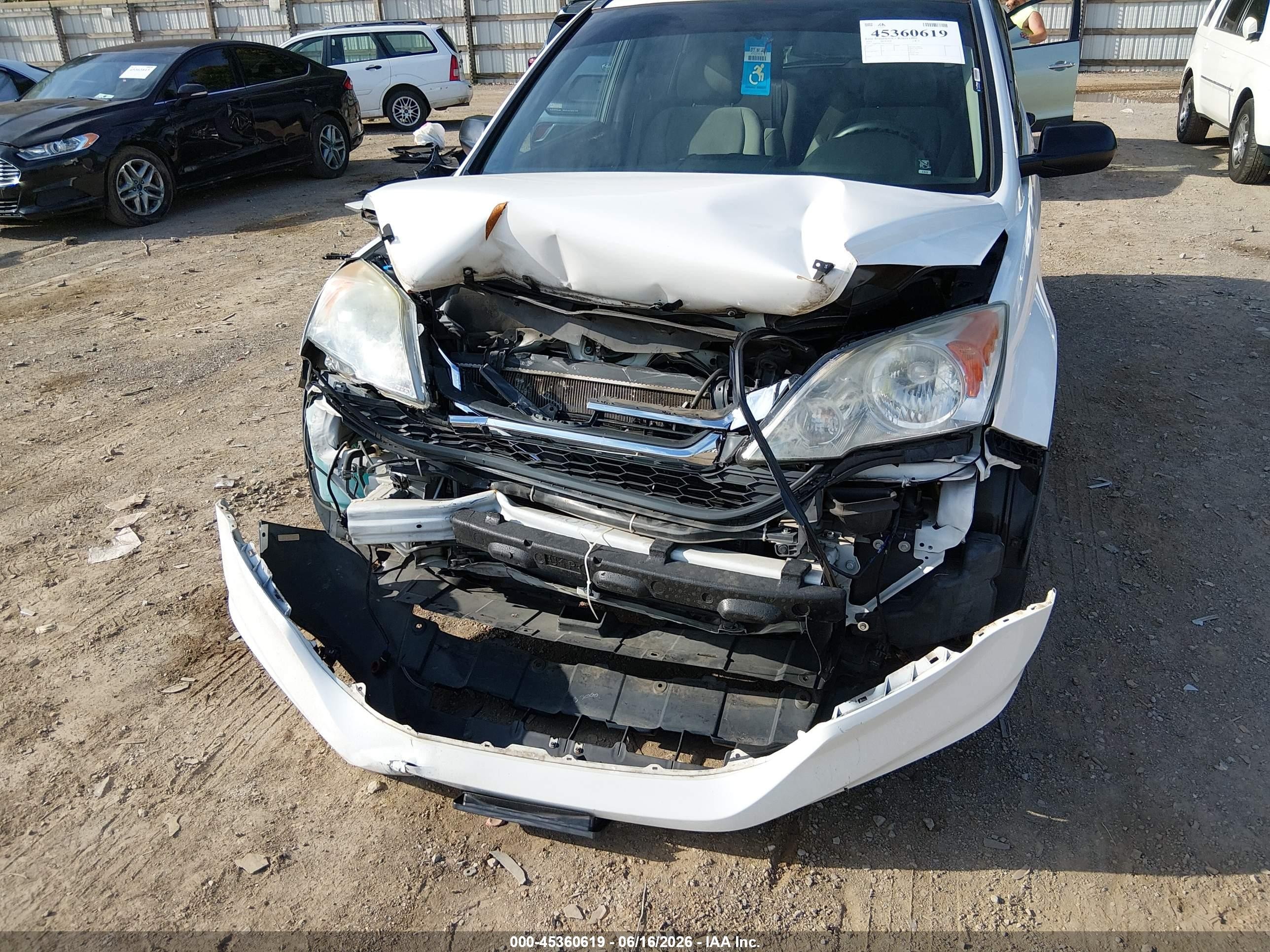 2011 Honda Cr-v Se White vin: 5J6RE4H45BL027505