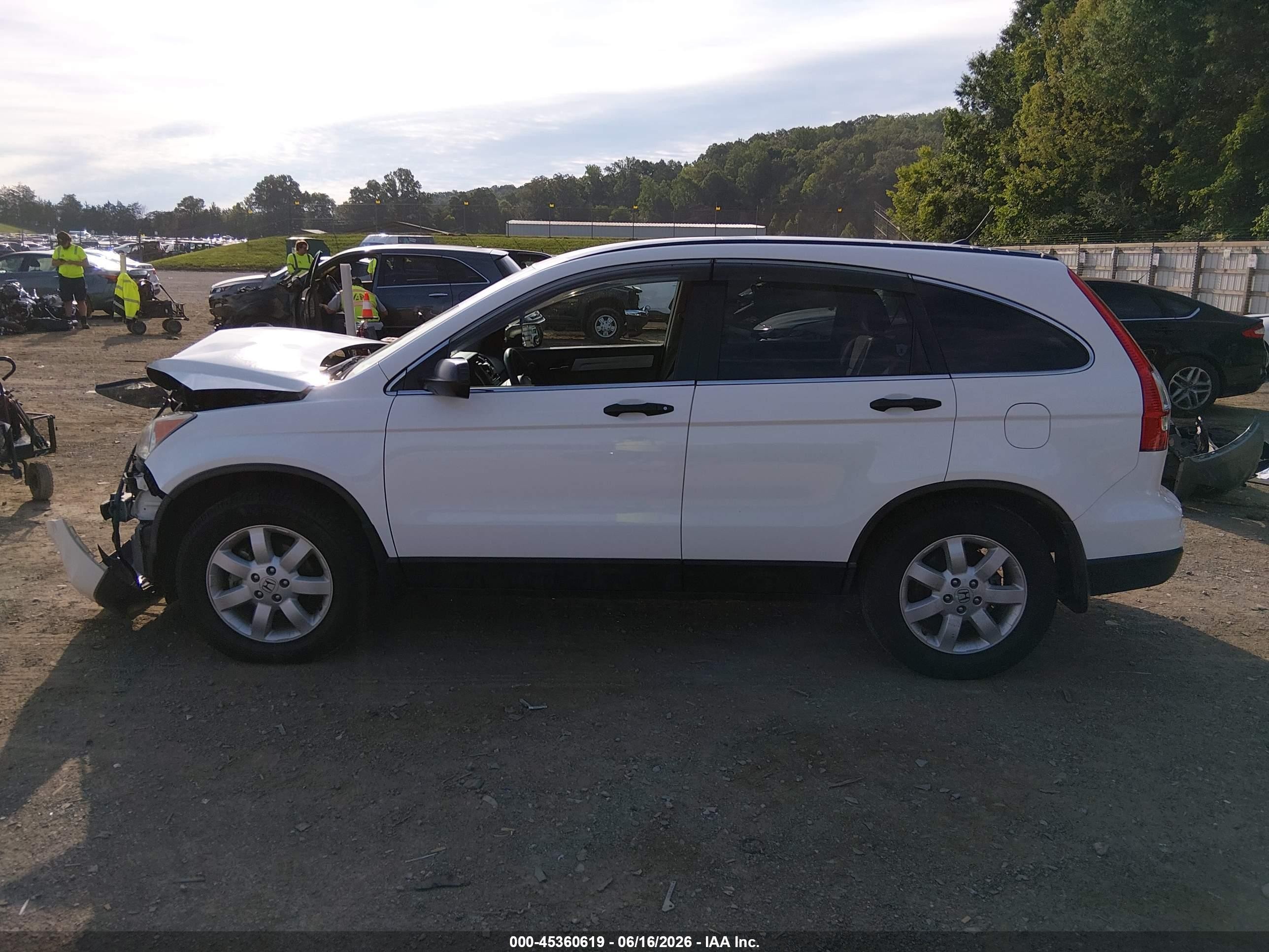 2011 Honda Cr-v Se White vin: 5J6RE4H45BL027505