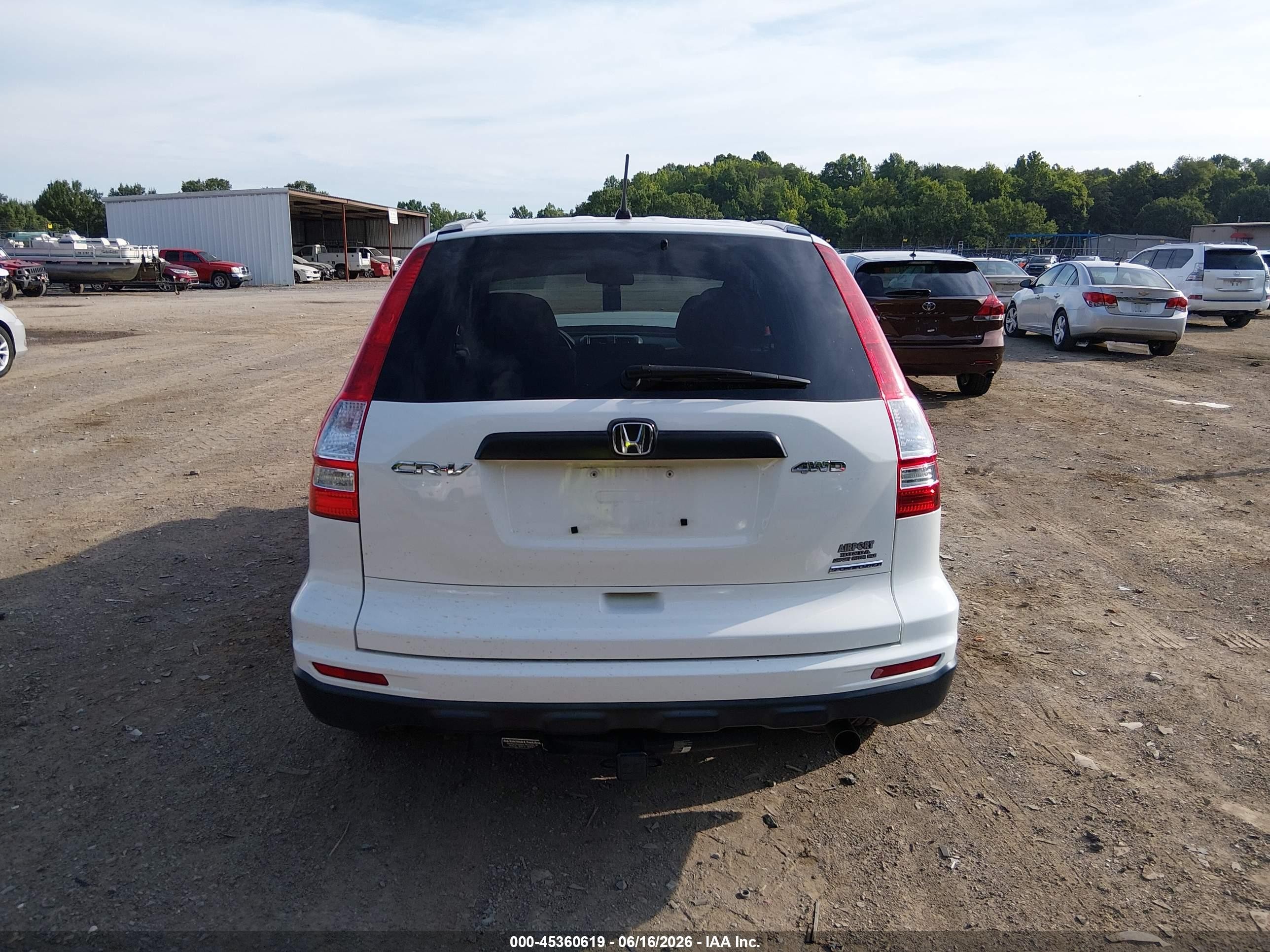 2011 Honda Cr-v Se White vin: 5J6RE4H45BL027505