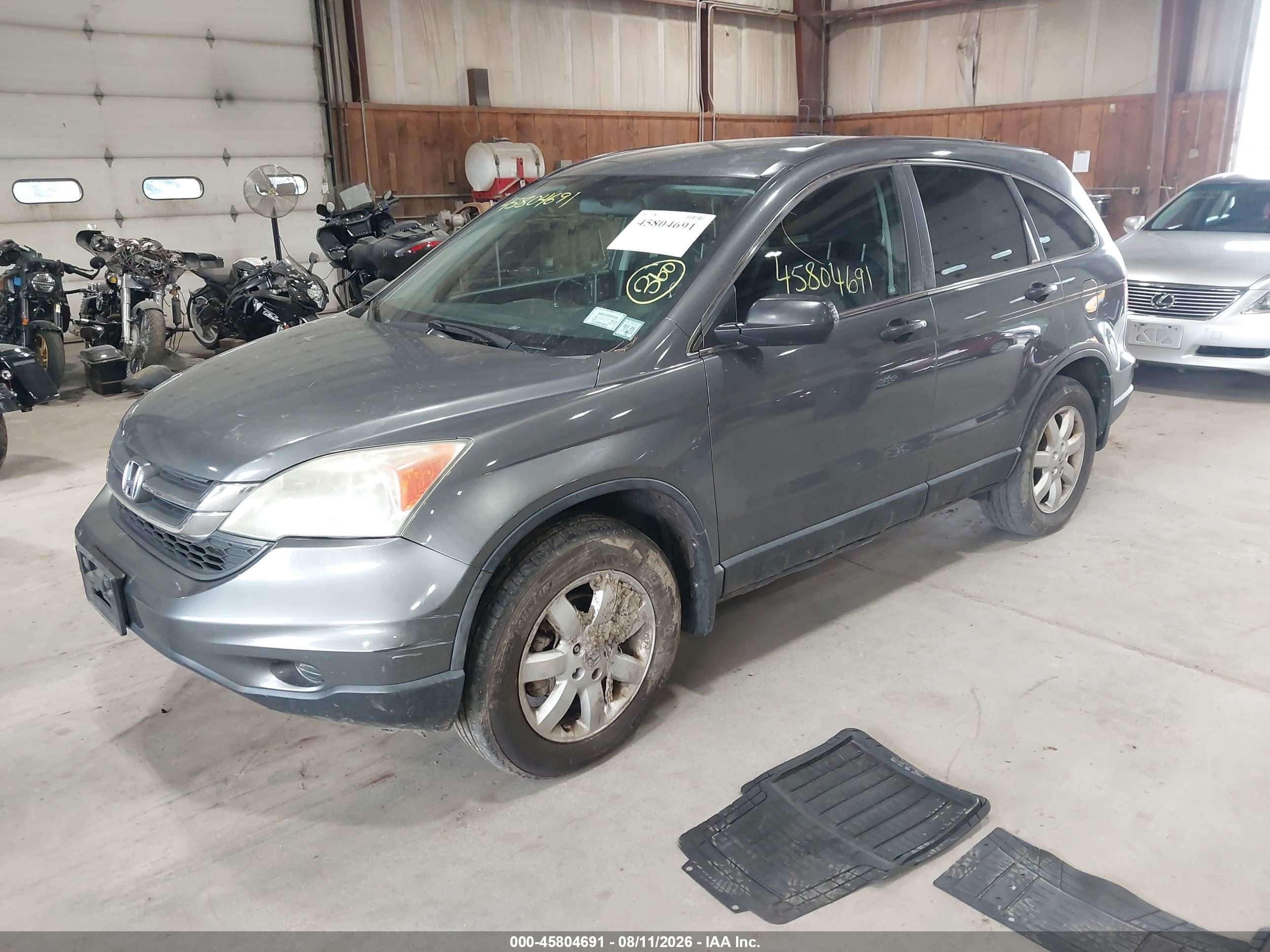 2011 Honda Cr-v Se Gray vin: 5J6RE4H45BL036608