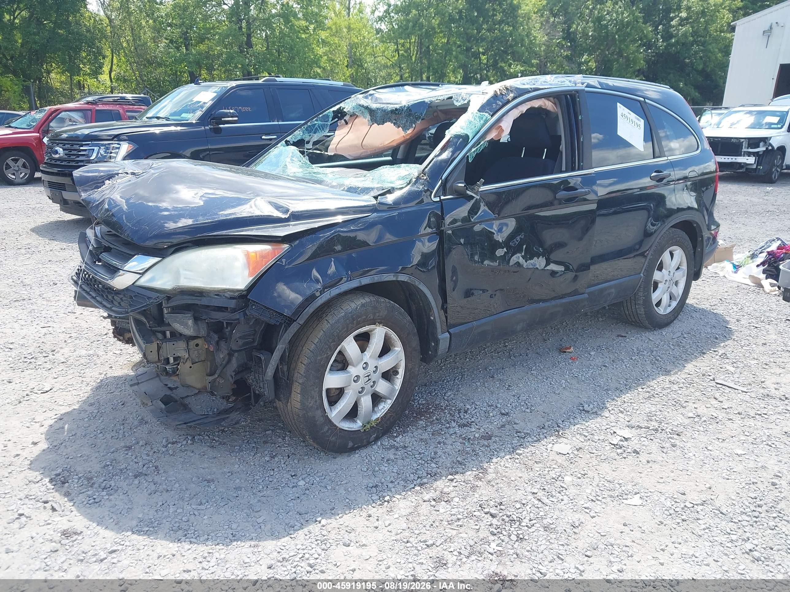 2011 Honda Cr-v Se Black vin: 5J6RE4H45BL045504