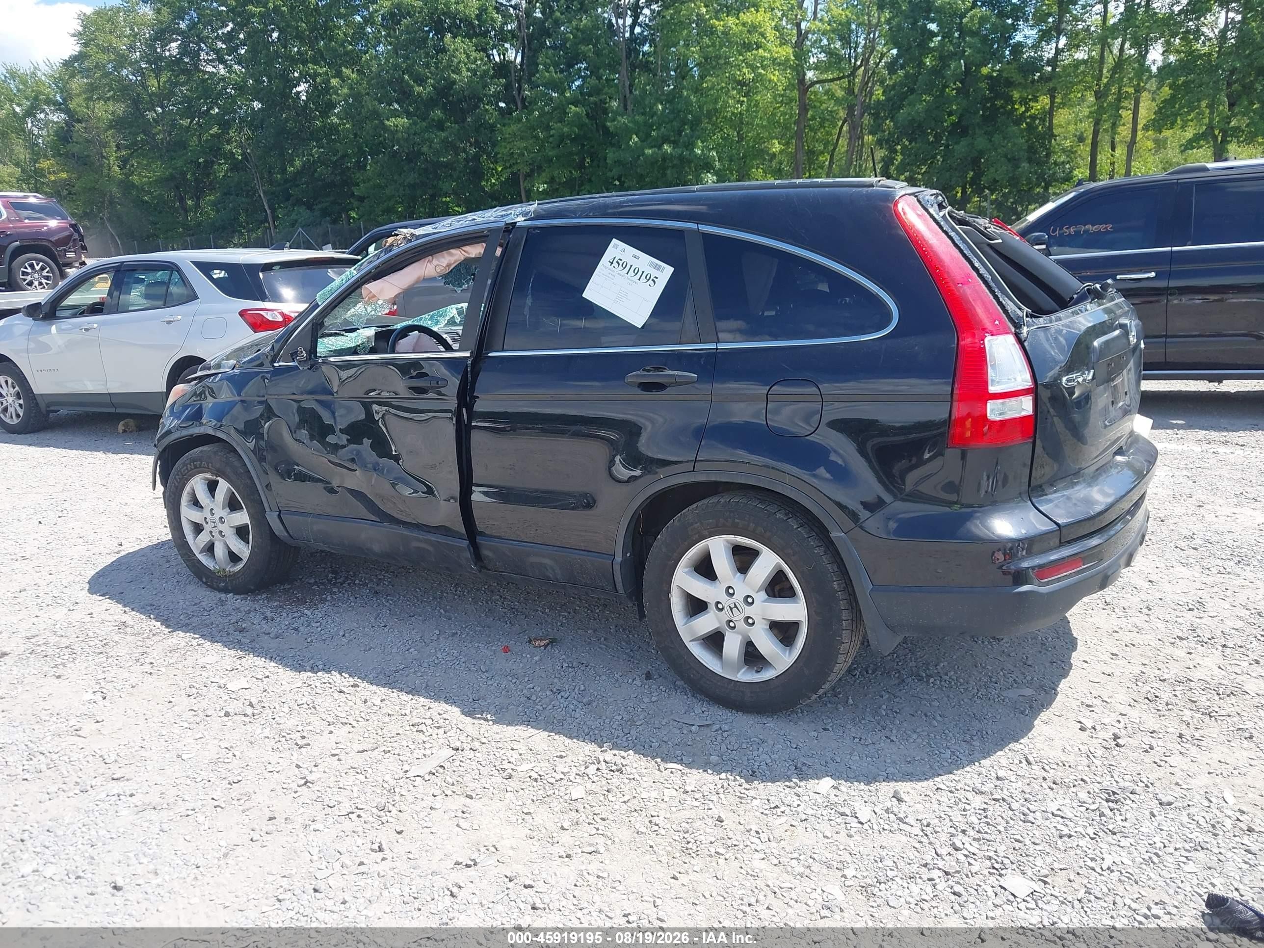 2011 Honda Cr-v Se Black vin: 5J6RE4H45BL045504