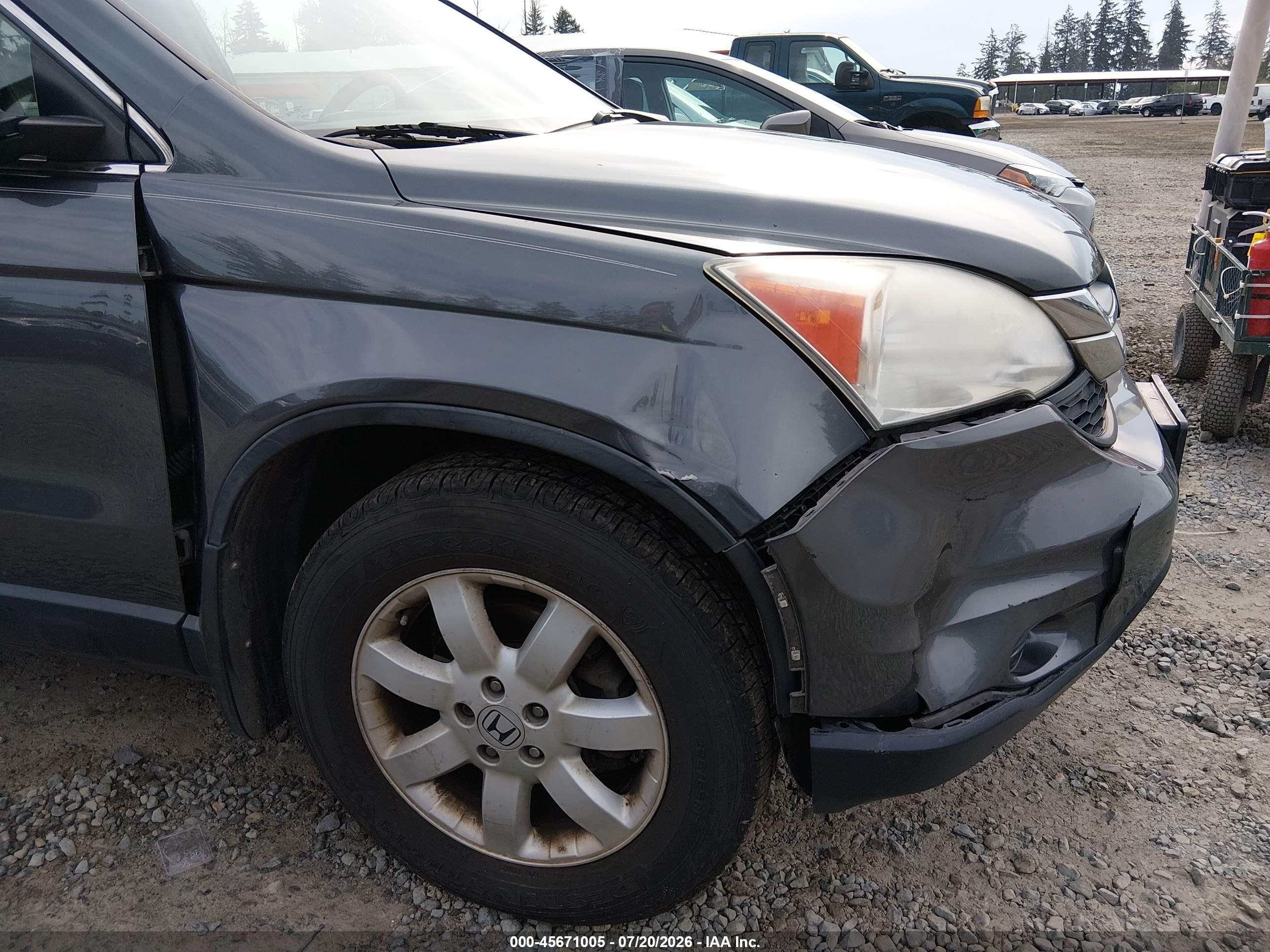 2011 Honda Cr-v Se Gray vin: 5J6RE4H45BL111498