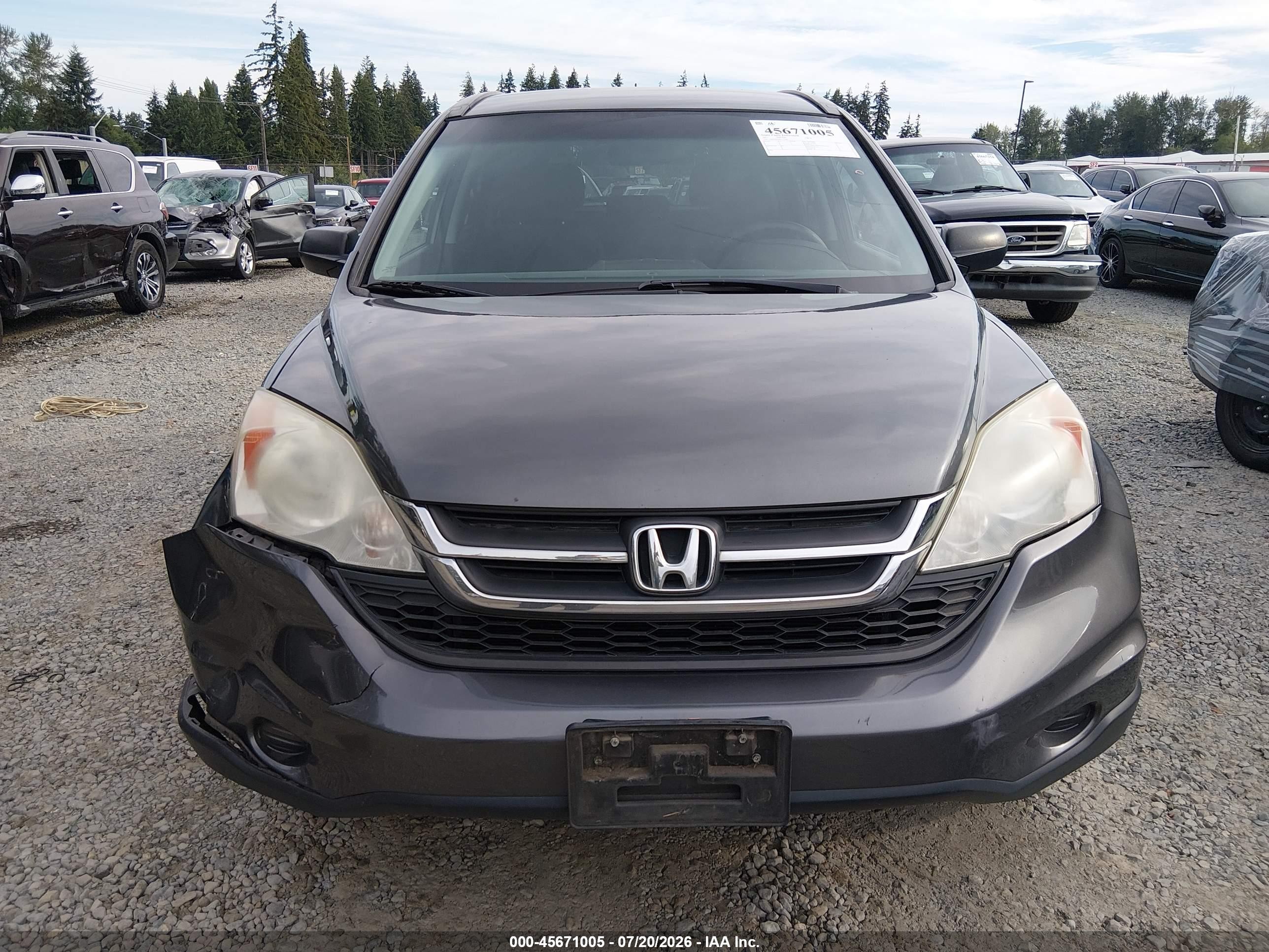 2011 Honda Cr-v Se Gray vin: 5J6RE4H45BL111498