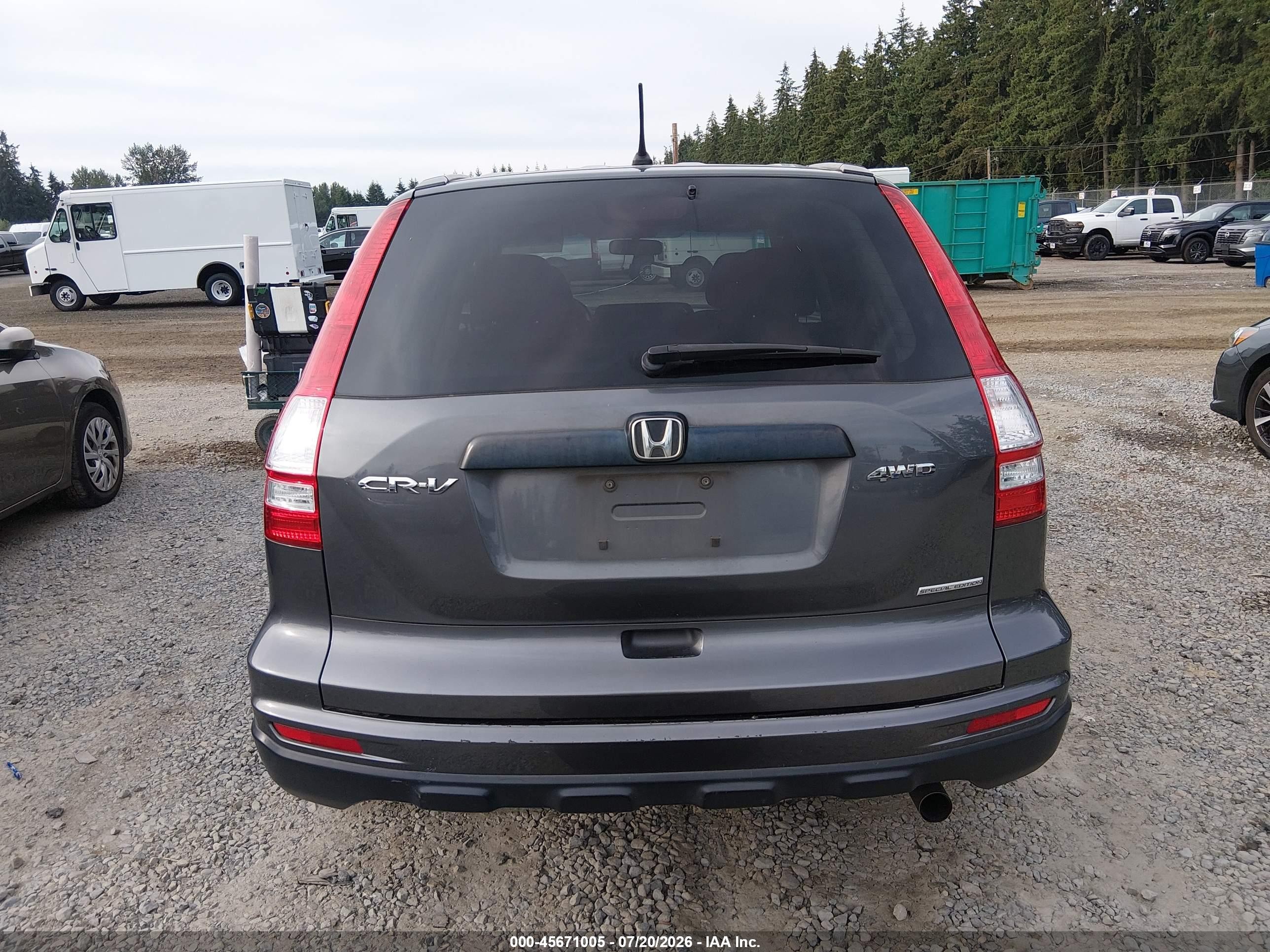 2011 Honda Cr-v Se Gray vin: 5J6RE4H45BL111498