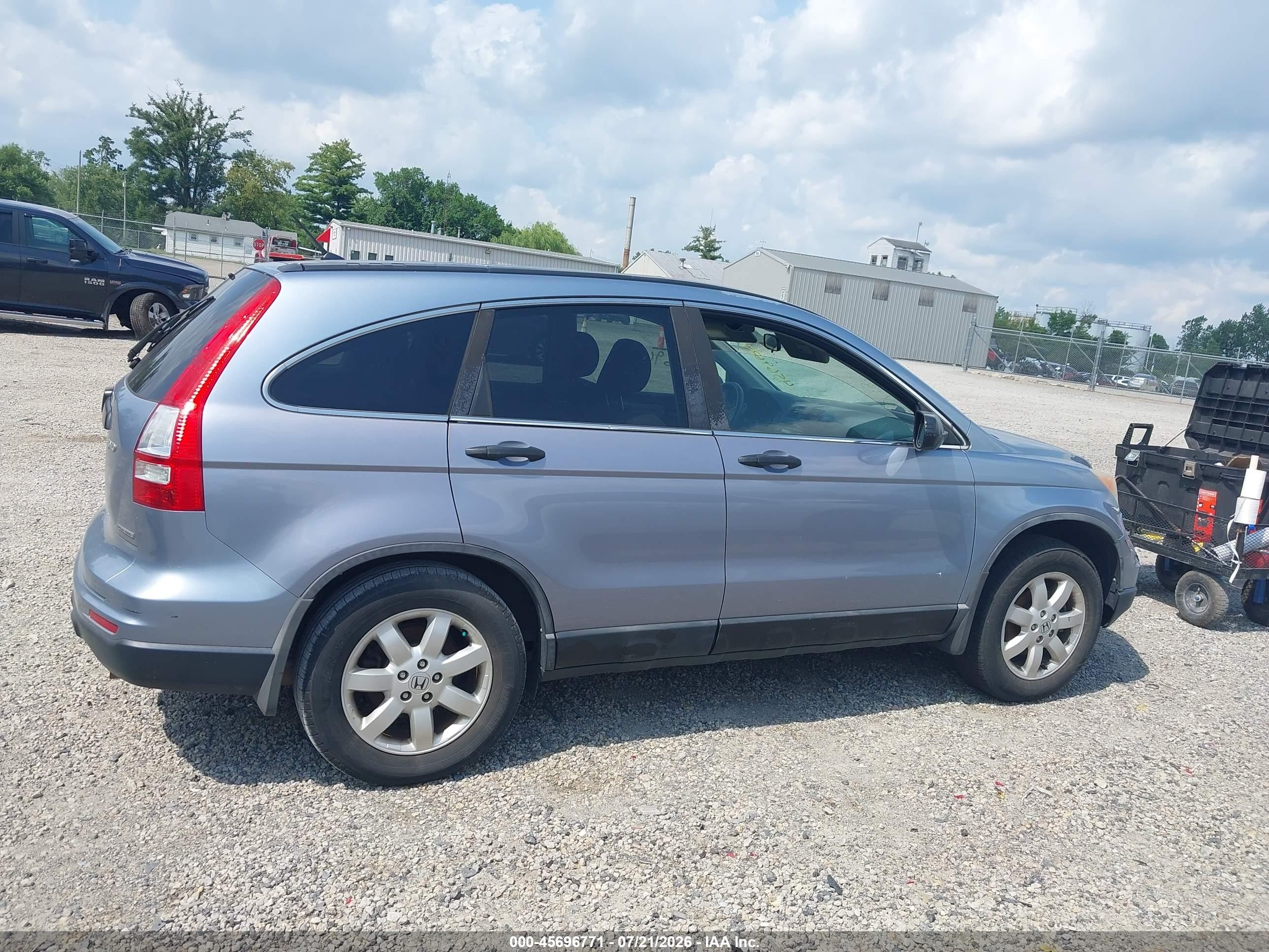 2011 Honda Cr-v Se Light Blue vin: 5J6RE4H46BL003827