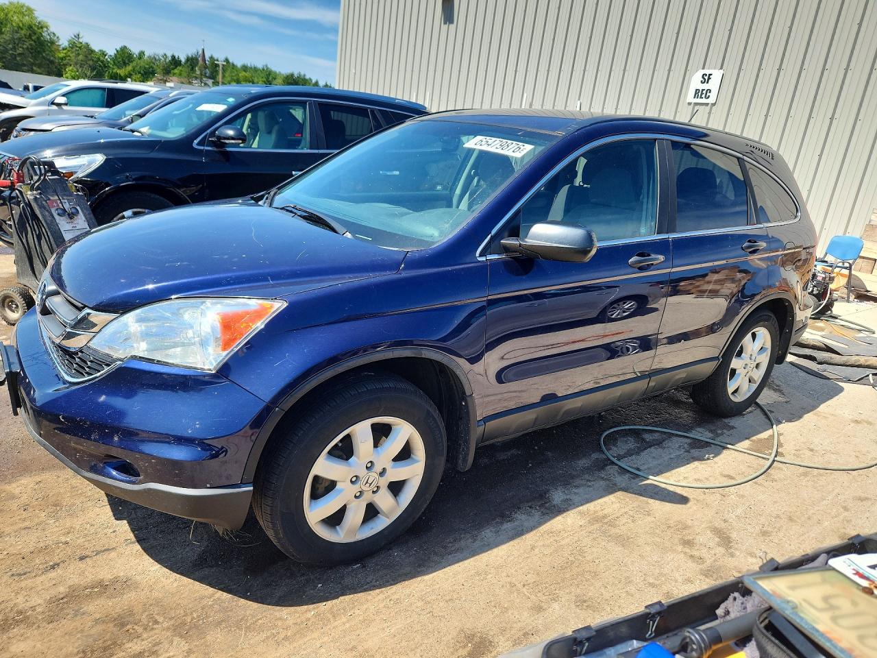 2011 Honda Cr-v Se Blue vin: 5J6RE4H46BL036813