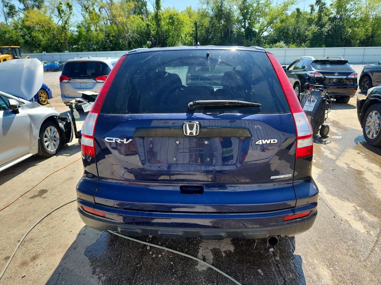 2011 Honda Cr-v Se Blue vin: 5J6RE4H46BL036813