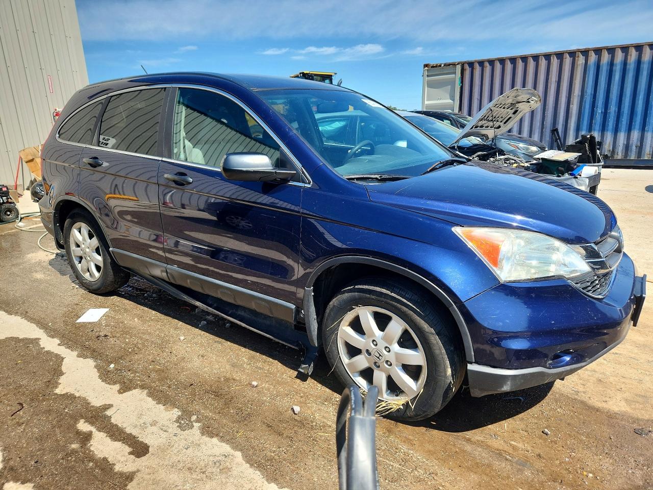 2011 Honda Cr-v Se Blue vin: 5J6RE4H46BL036813