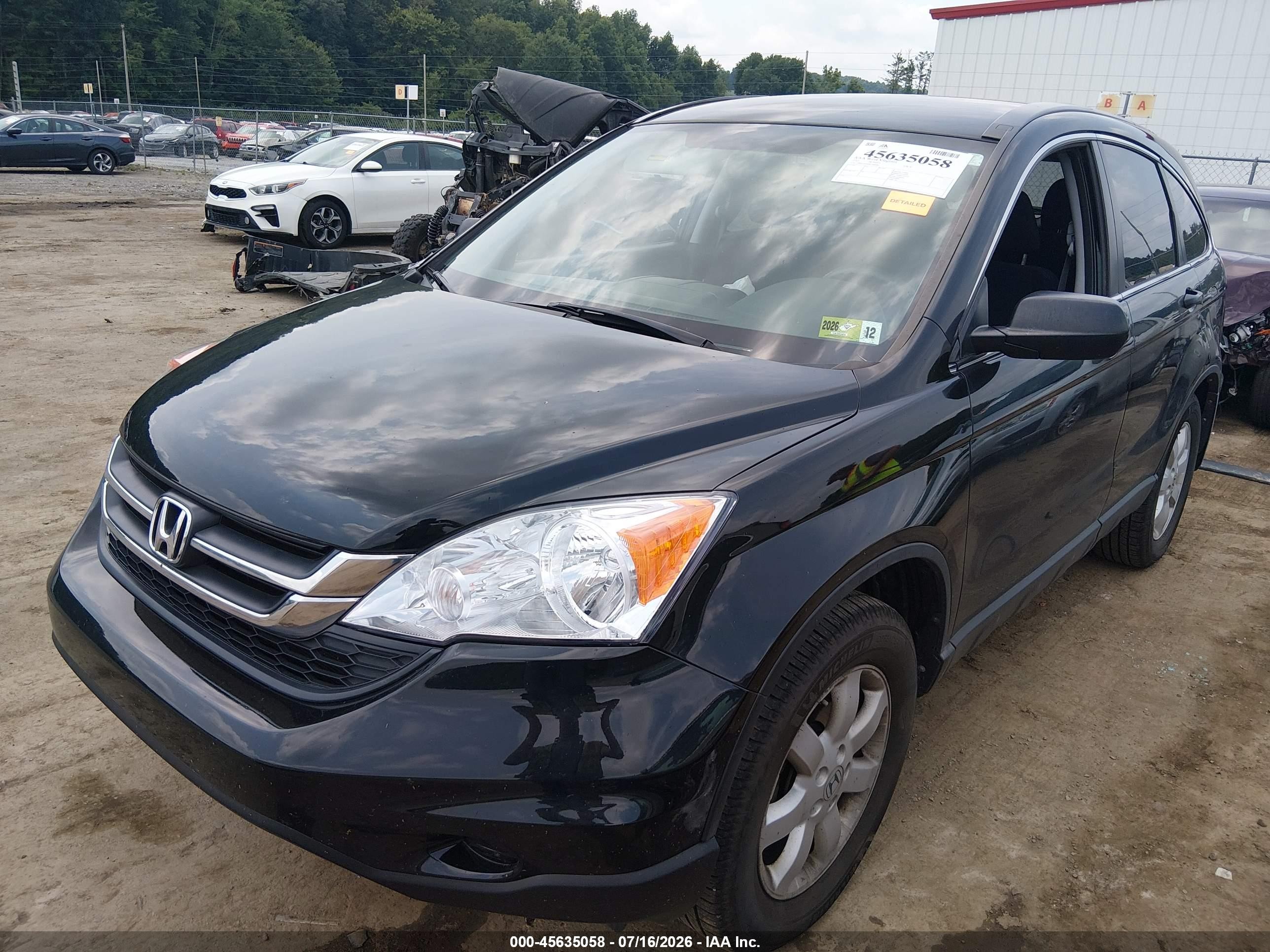 2011 Honda Cr-v Se Черный vin: 5J6RE4H46BL088880