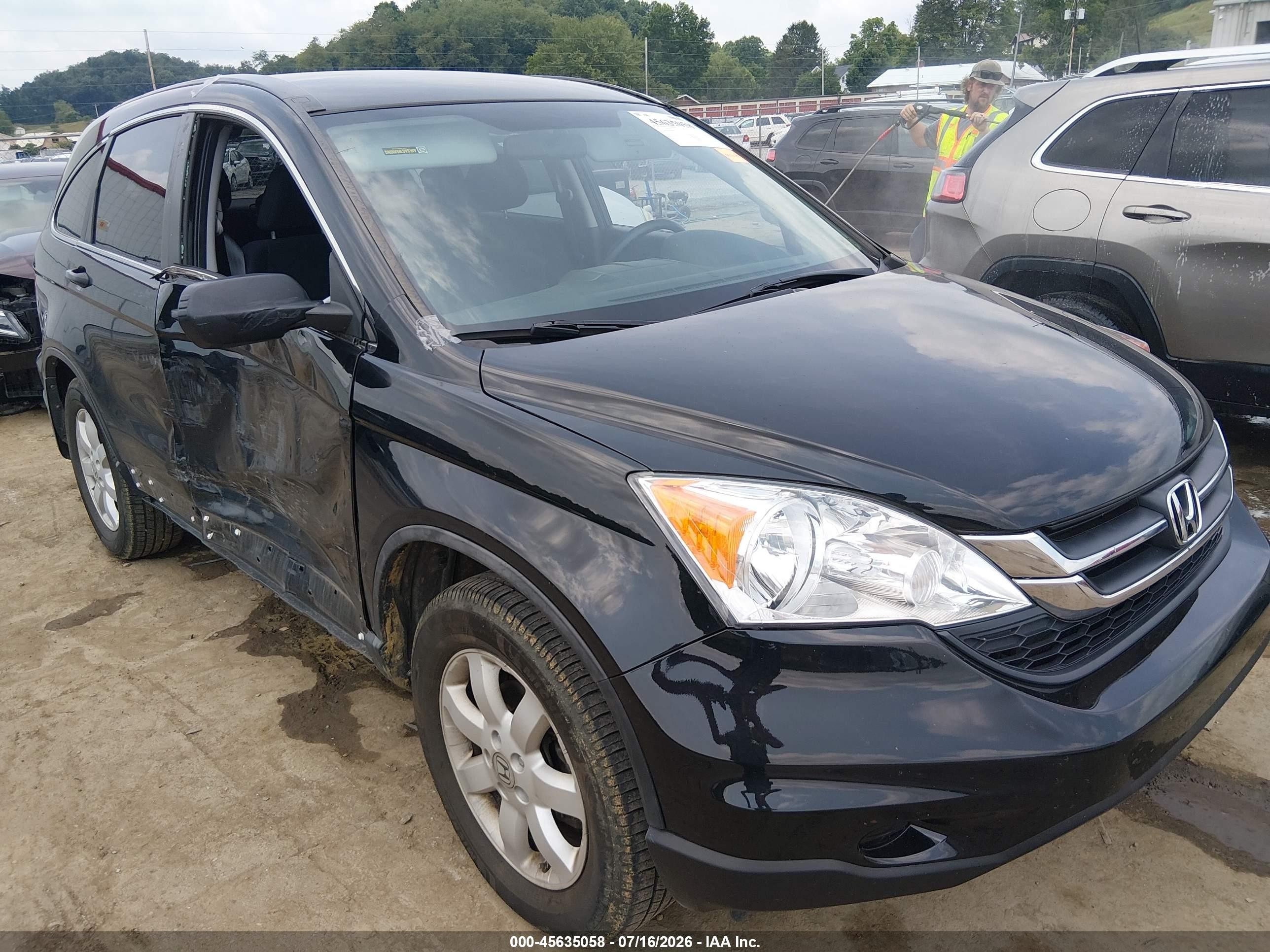 2011 Honda Cr-v Se Black vin: 5J6RE4H46BL088880