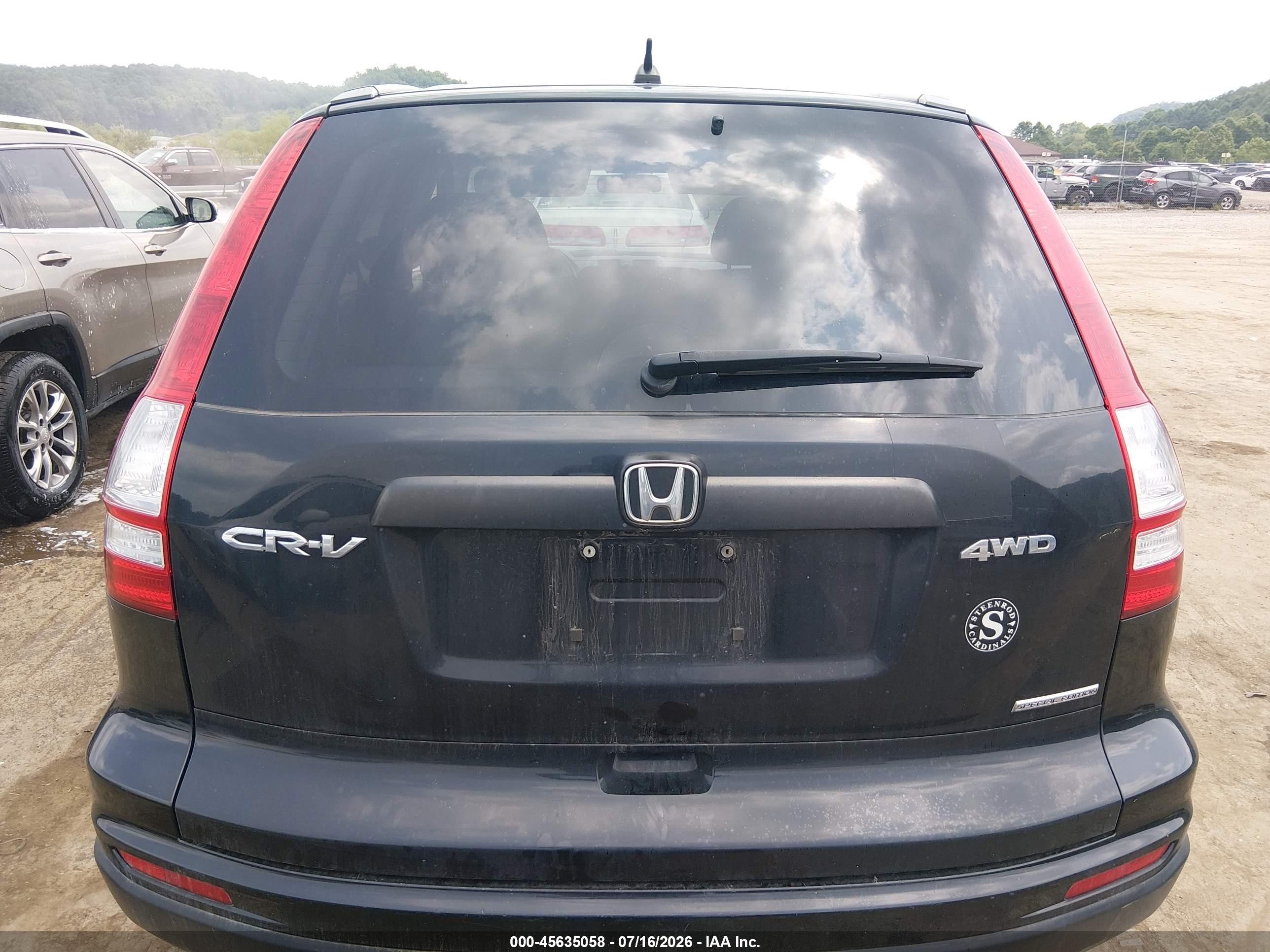 2011 Honda Cr-v Se Черный vin: 5J6RE4H46BL088880
