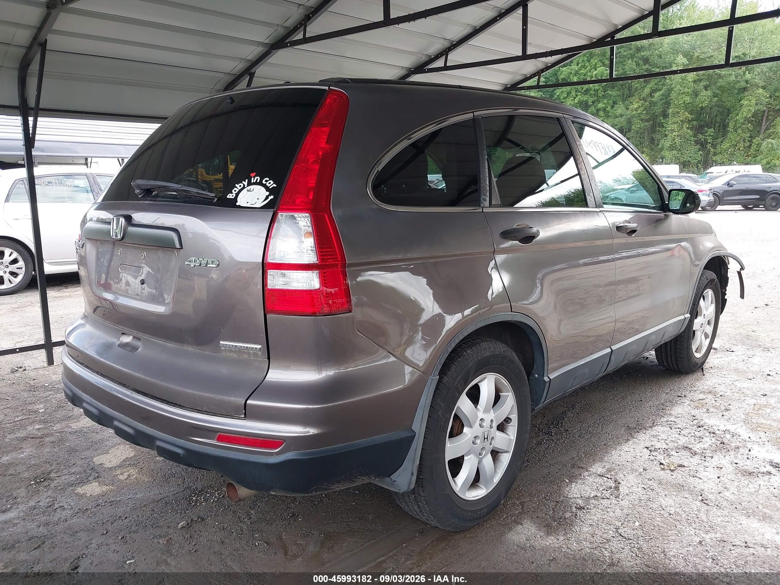 2011 Honda Cr-v Se Brown vin: 5J6RE4H46BL102597