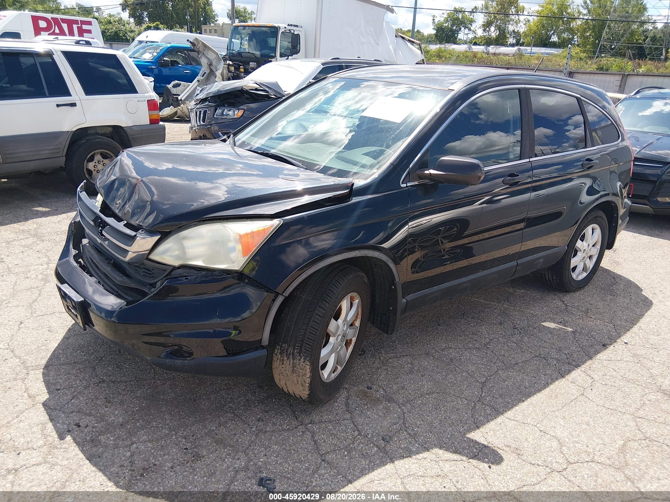 2011 Honda Cr-v Se Black vin: 5J6RE4H47BL021933