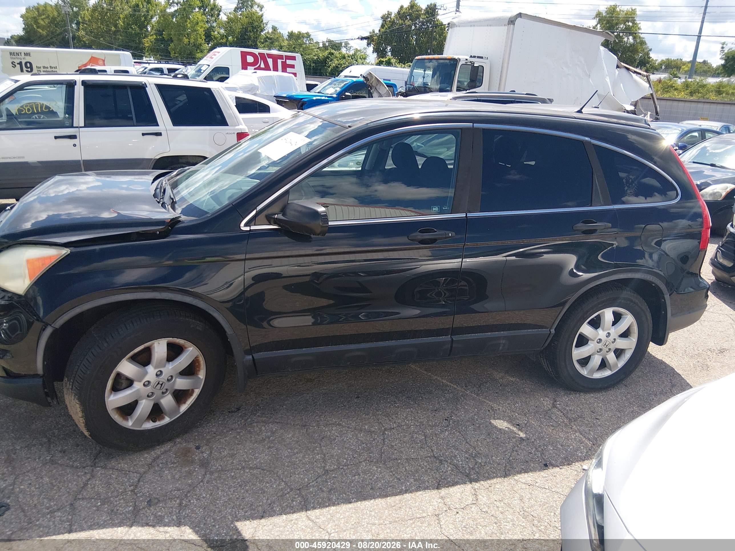 2011 Honda Cr-v Se Black vin: 5J6RE4H47BL021933
