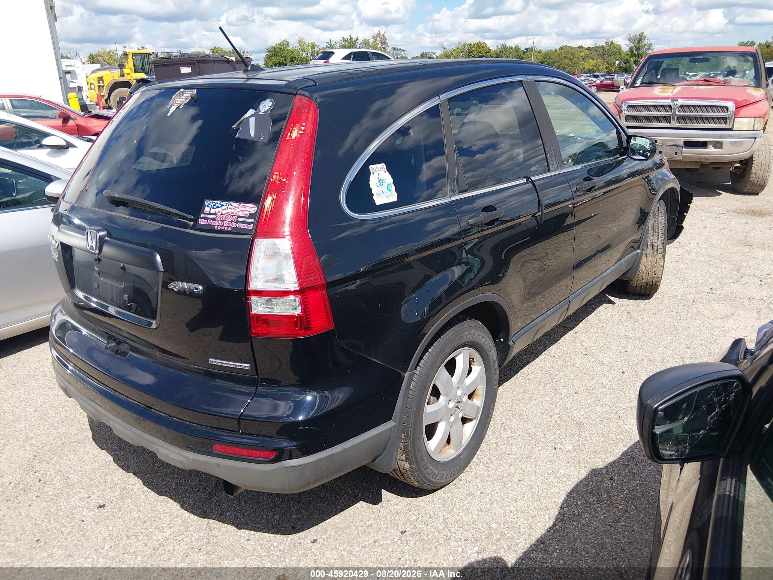 2011 Honda Cr-v Se Black vin: 5J6RE4H47BL021933