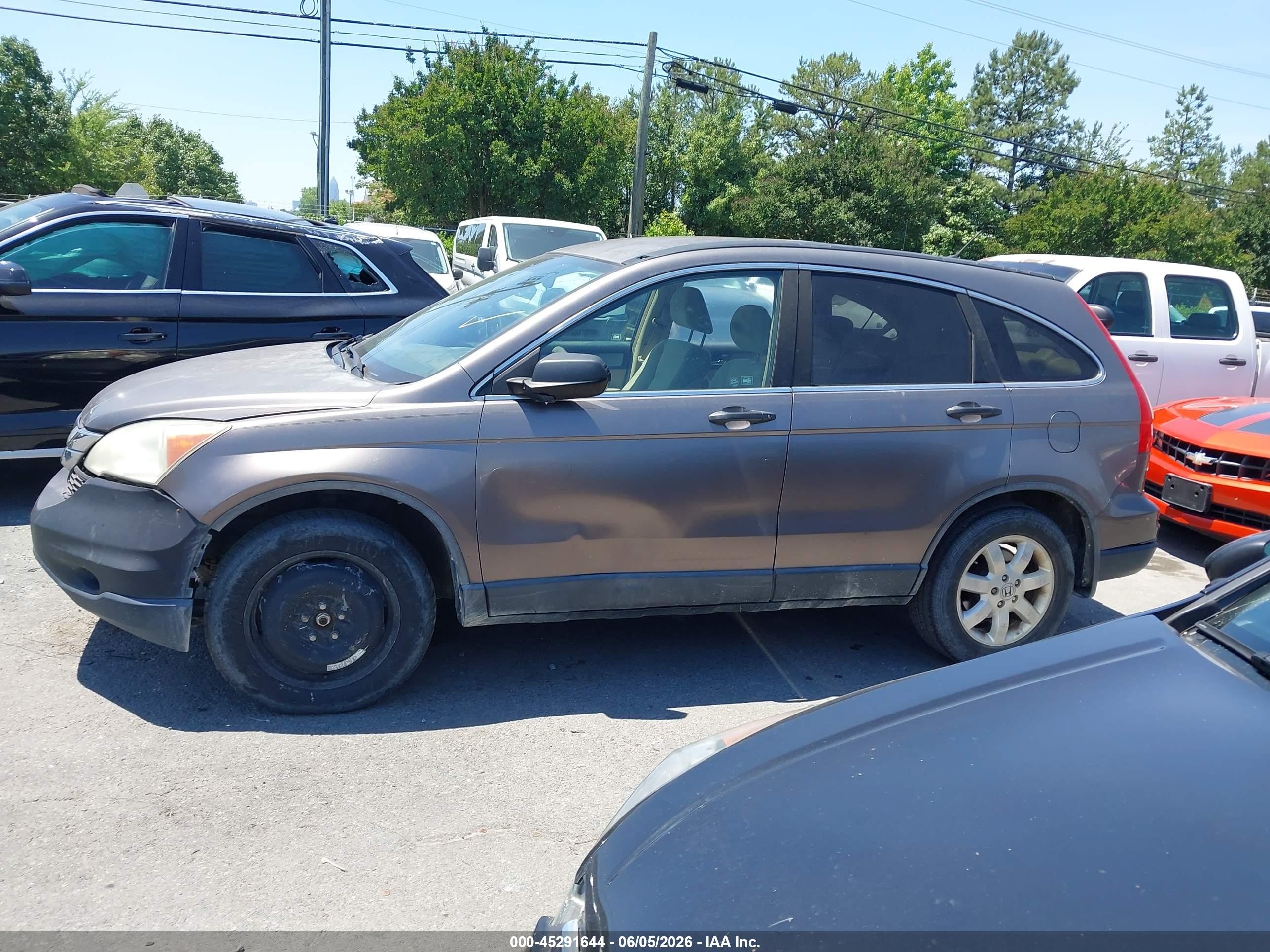 2011 Honda Cr-v Se Gray vin: 5J6RE4H47BL022922