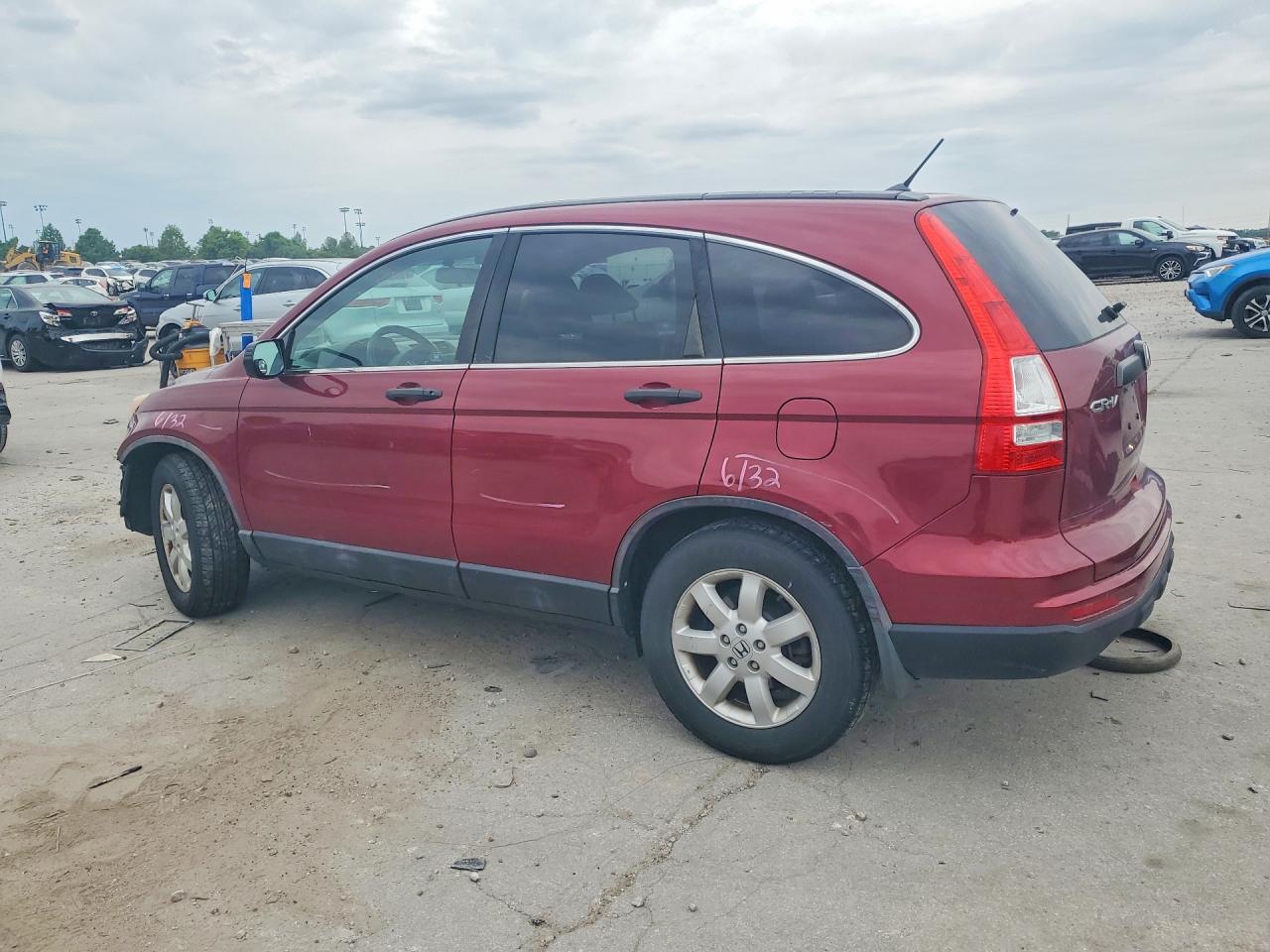 2011 Honda Cr-v Se Red vin: 5J6RE4H47BL054141