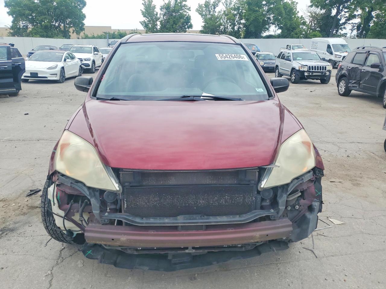 2011 Honda Cr-v Se Red vin: 5J6RE4H47BL054141