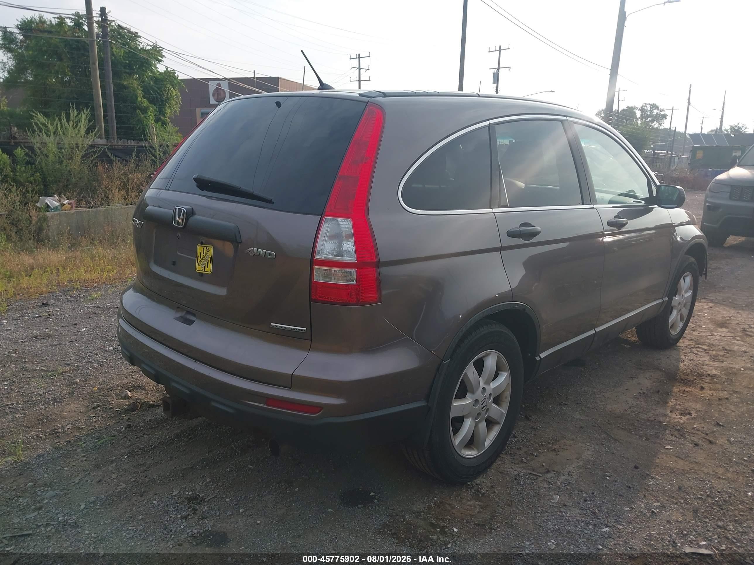 2011 Honda Cr-v Se Серый vin: 5J6RE4H47BL056665