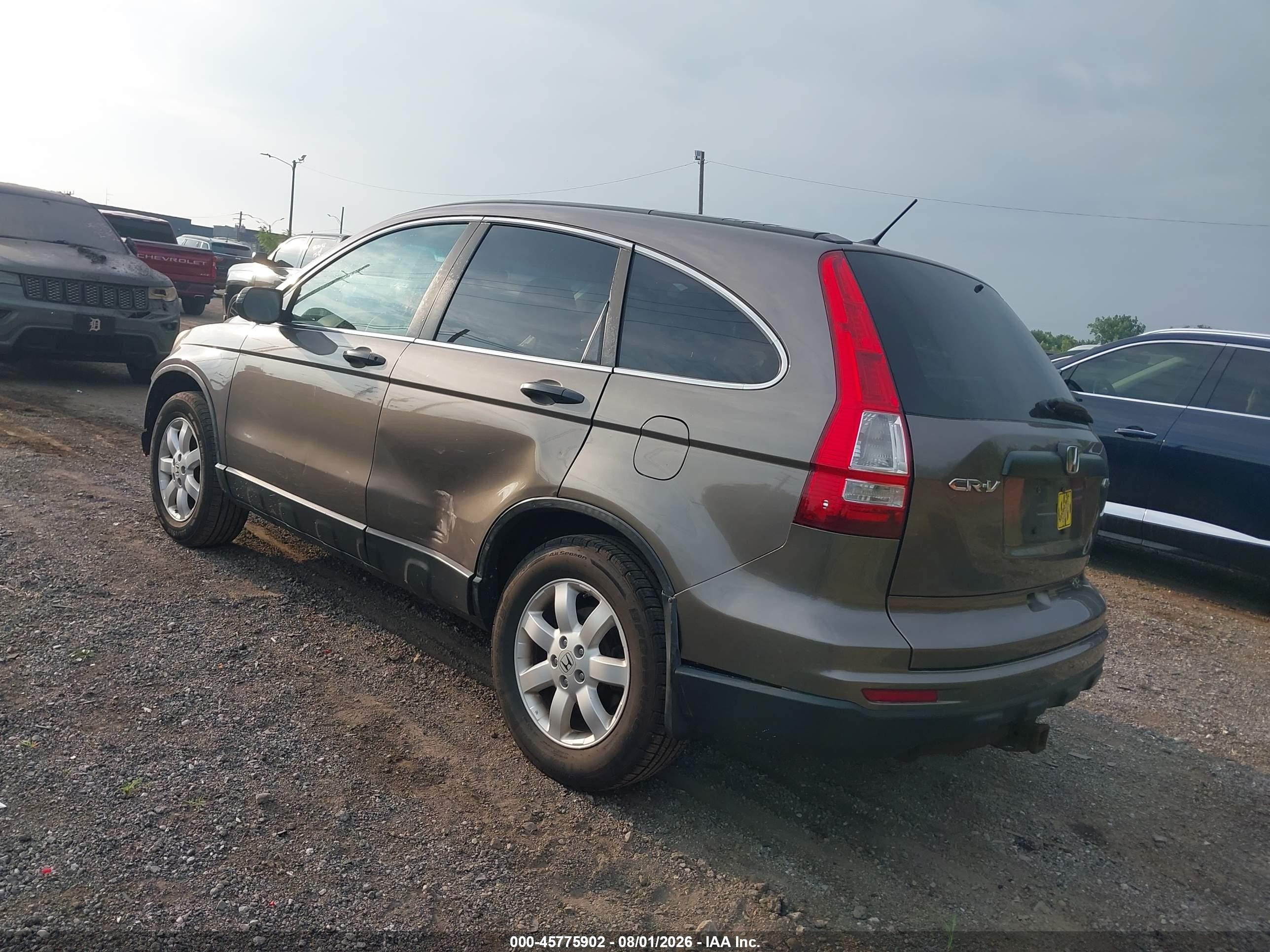 2011 Honda Cr-v Se Серый vin: 5J6RE4H47BL056665