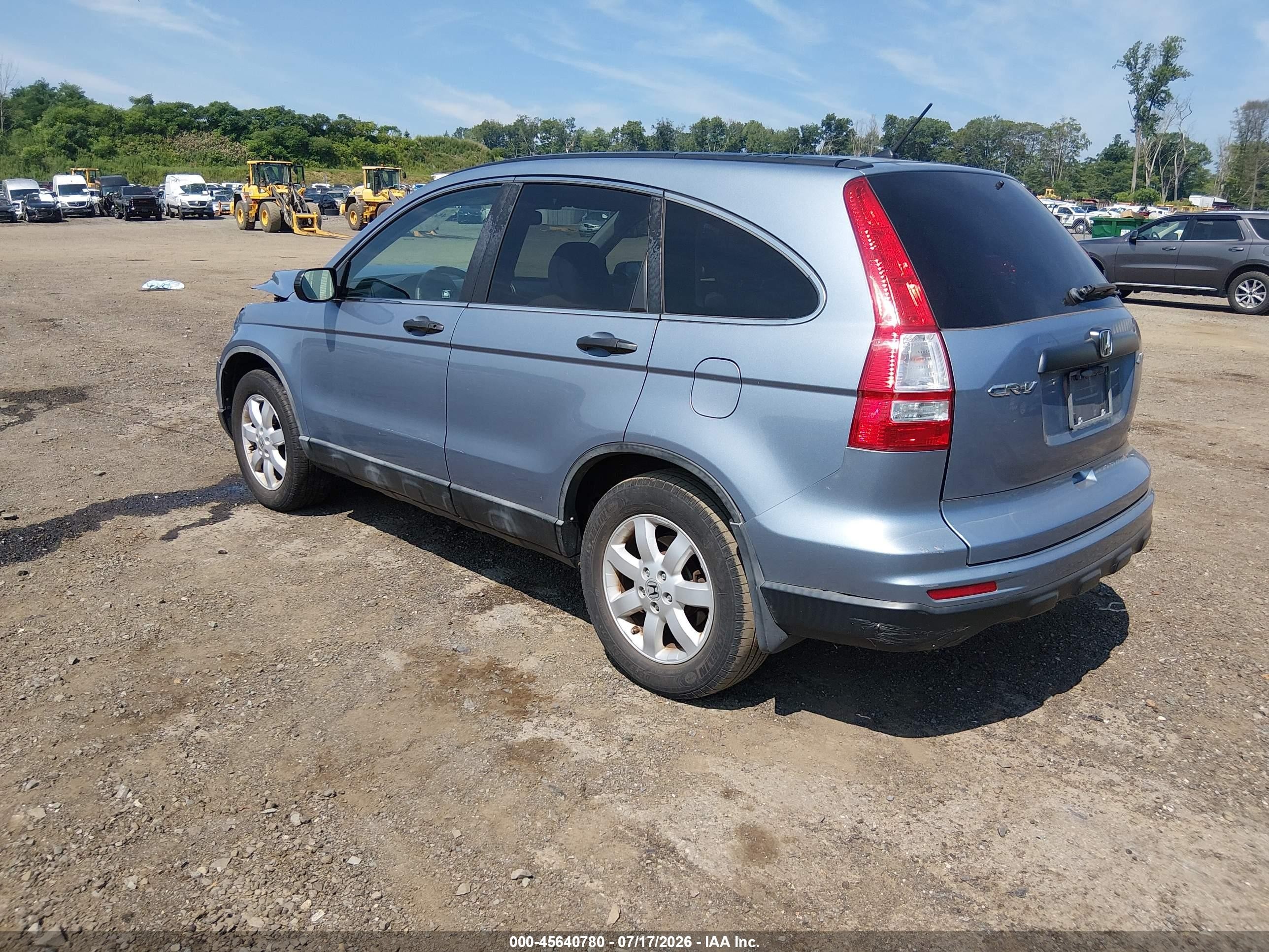 2011 Honda Cr-v Se Blue vin: 5J6RE4H47BL067228