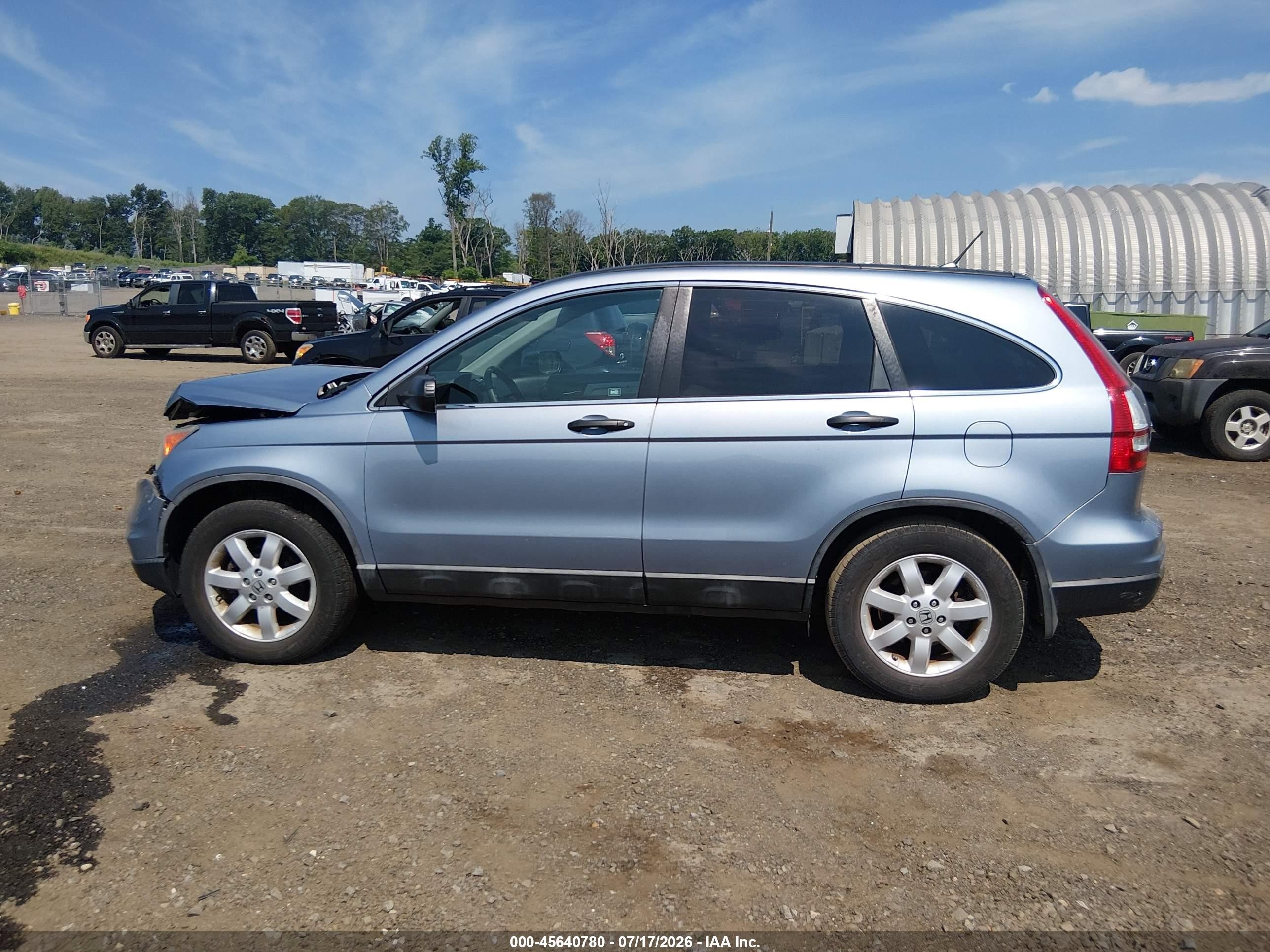2011 Honda Cr-v Se Blue vin: 5J6RE4H47BL067228