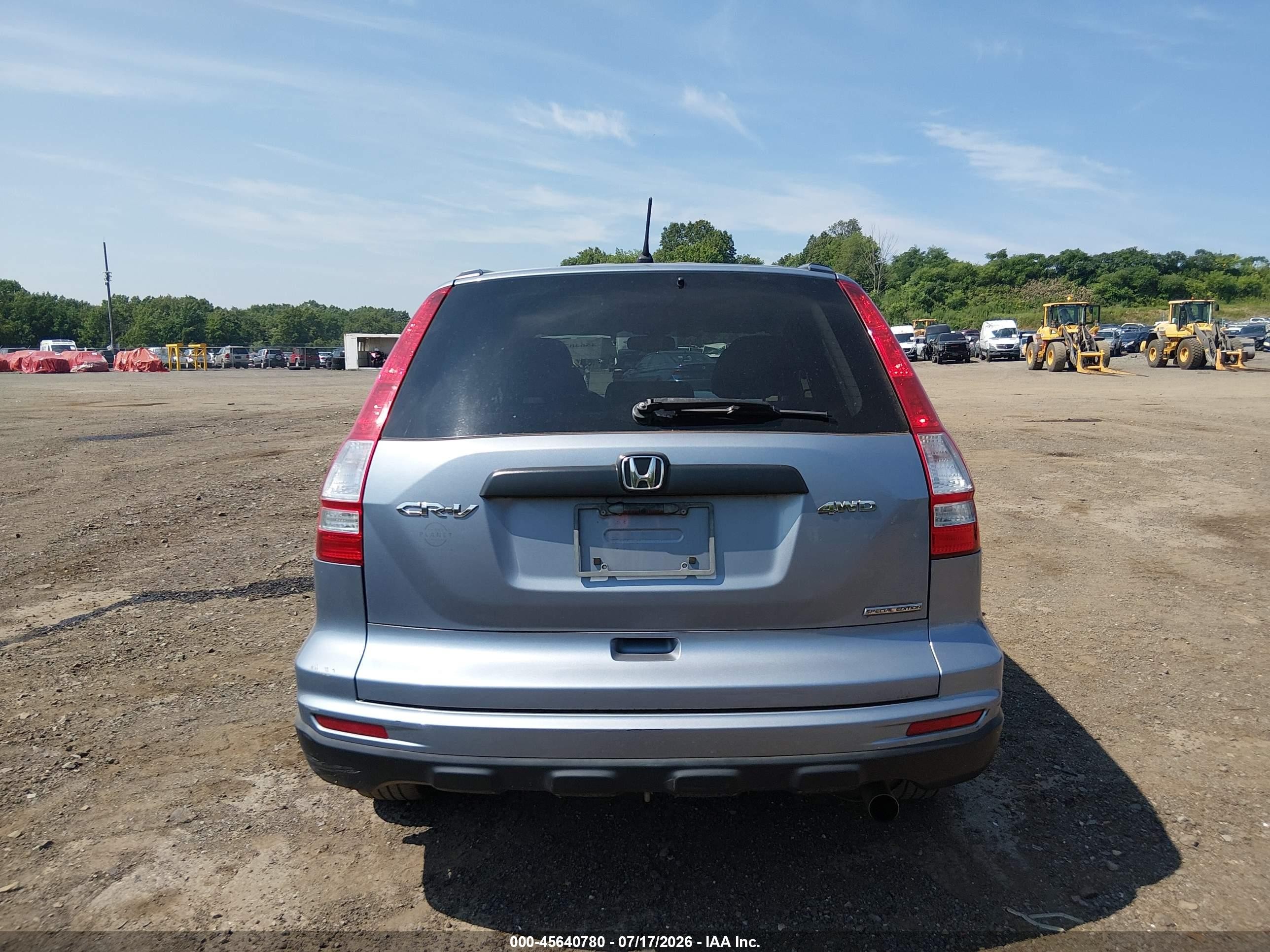 2011 Honda Cr-v Se Blue vin: 5J6RE4H47BL067228