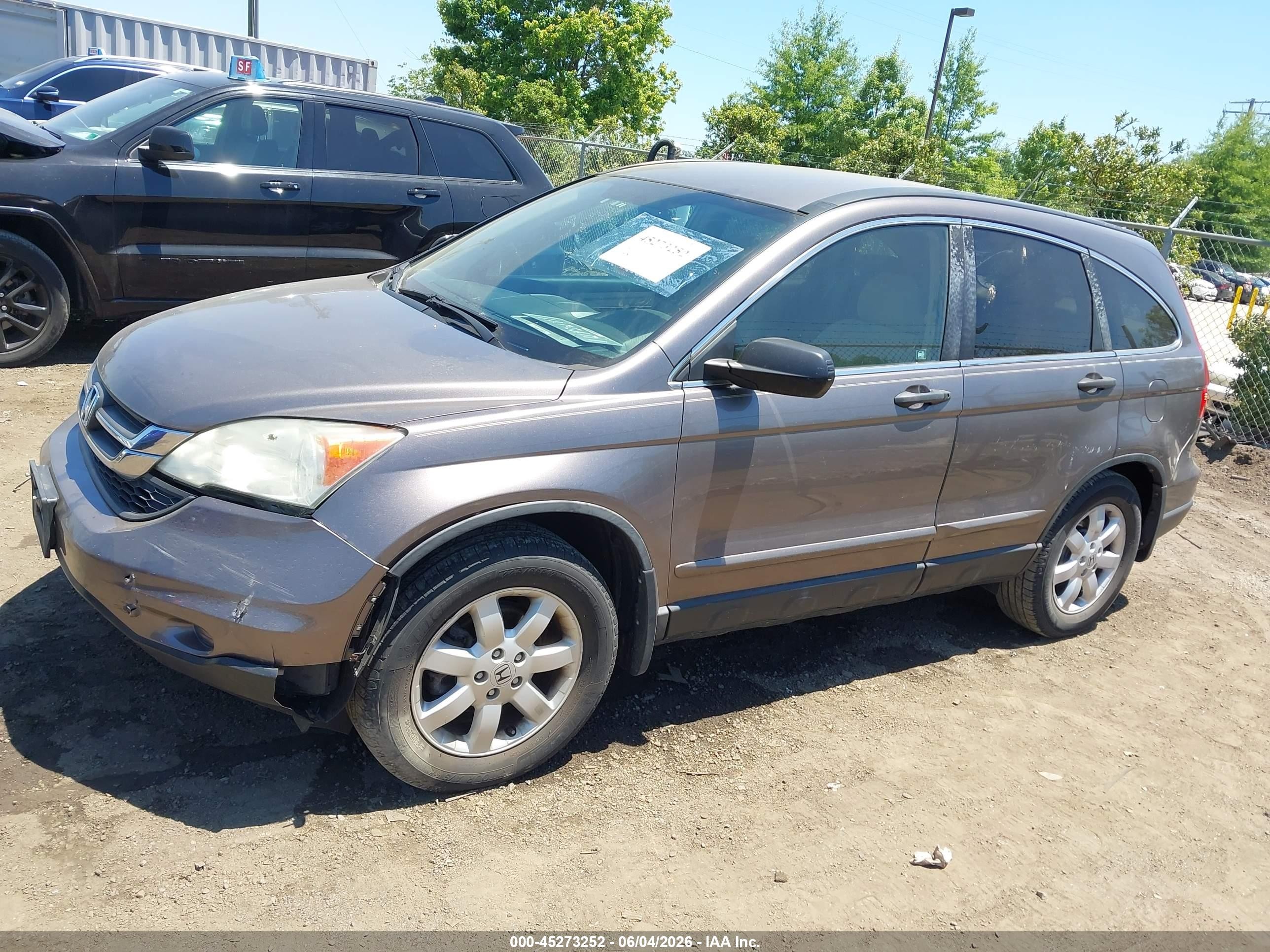 2011 Honda Cr-v Se Gray vin: 5J6RE4H47BL079962