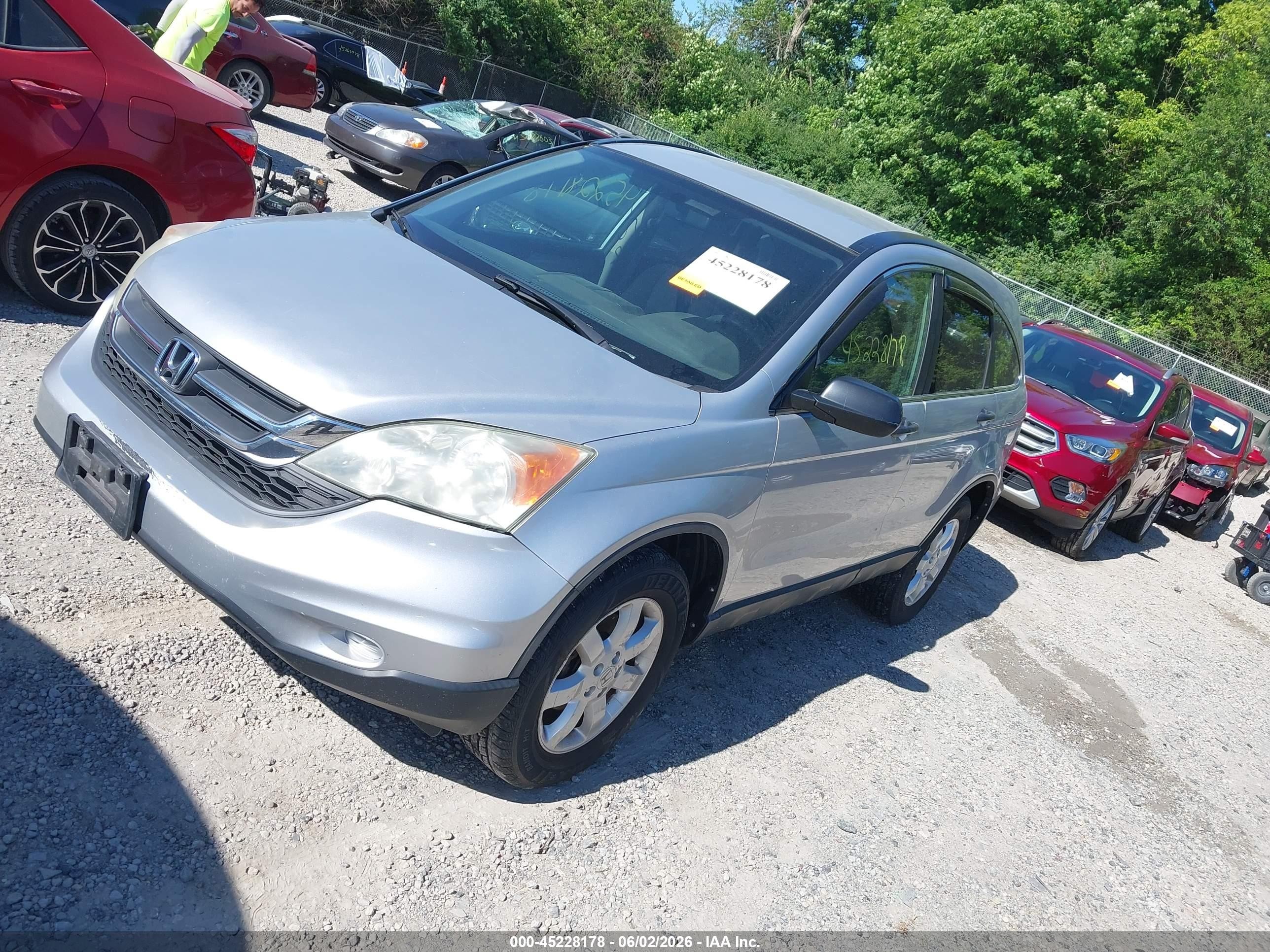 2011 Honda Cr-v Se Silver vin: 5J6RE4H47BL092050