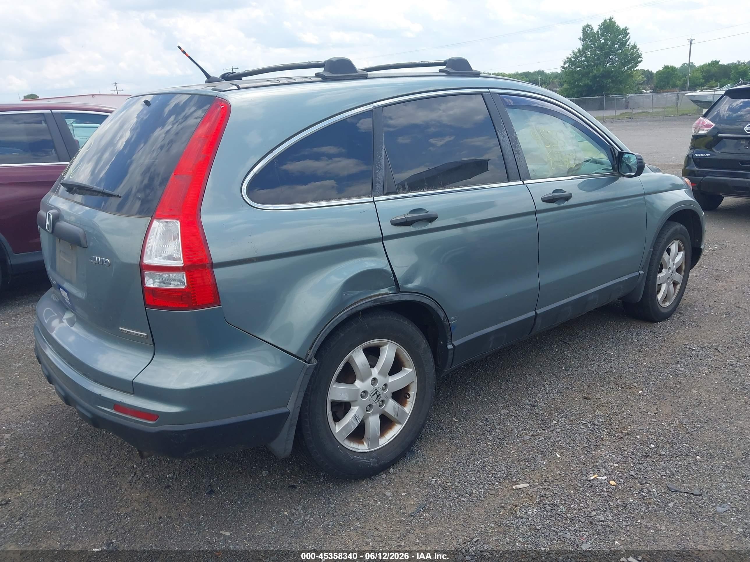 2011 Honda Cr-v Se Blue vin: 5J6RE4H47BL119893