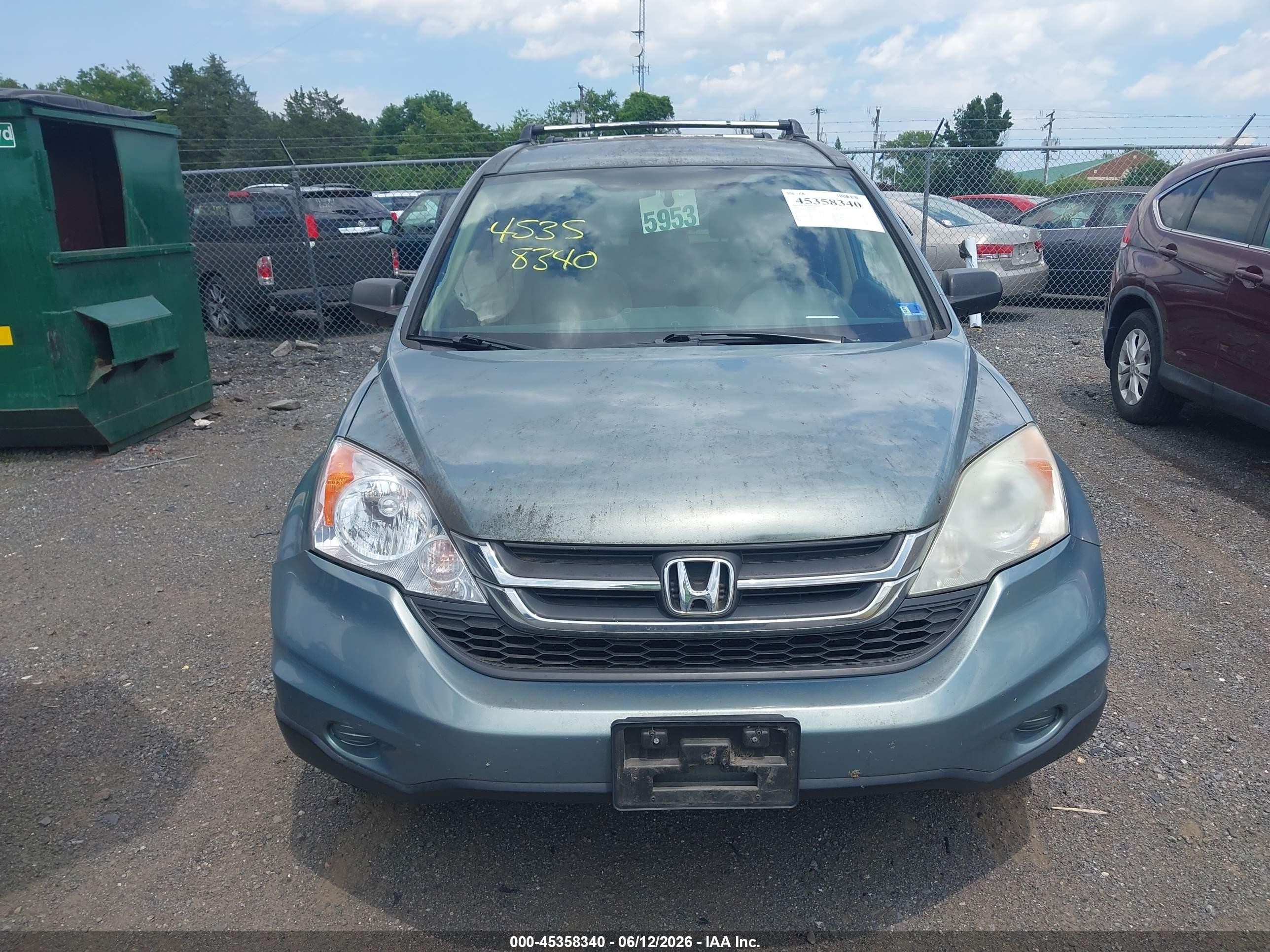 2011 Honda Cr-v Se Blue vin: 5J6RE4H47BL119893