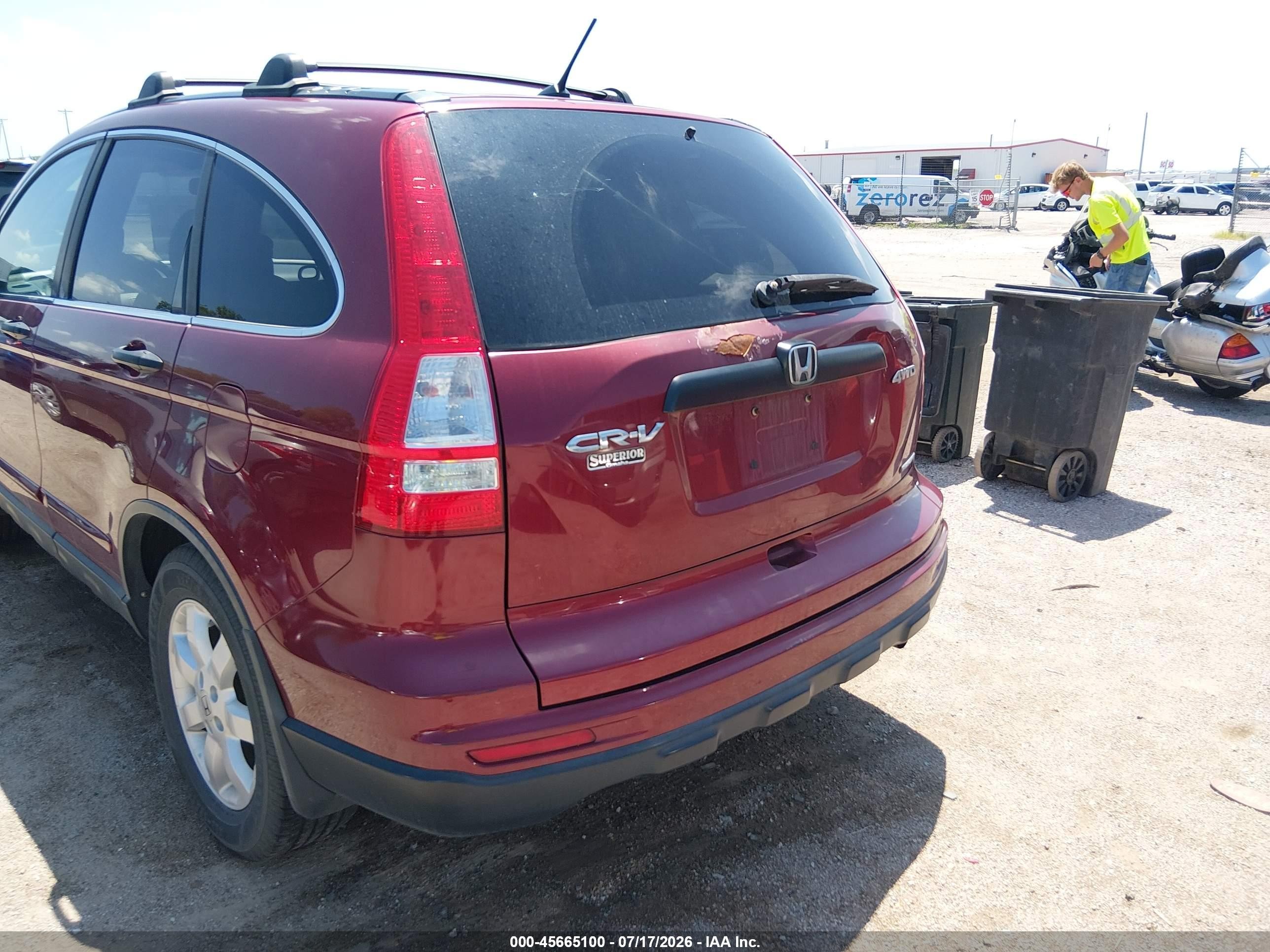 2011 Honda Cr-v Se Maroon vin: 5J6RE4H48BL051667