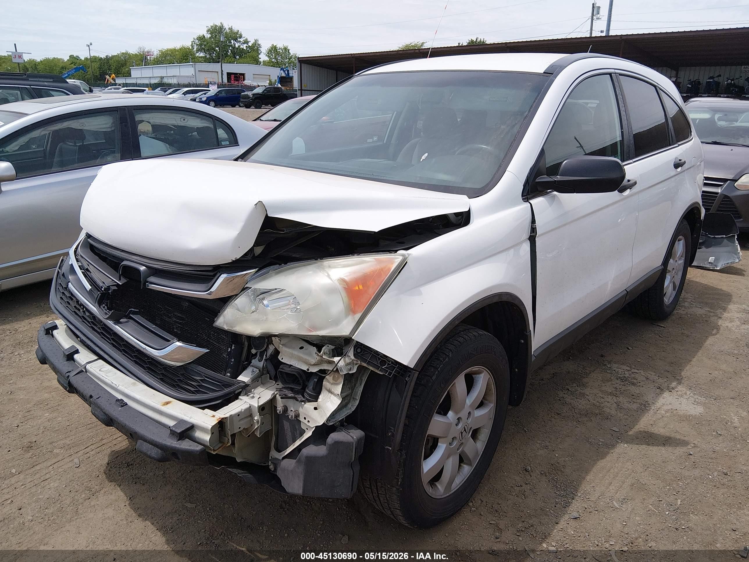 2011 Honda Cr-v Se White vin: 5J6RE4H48BL092090