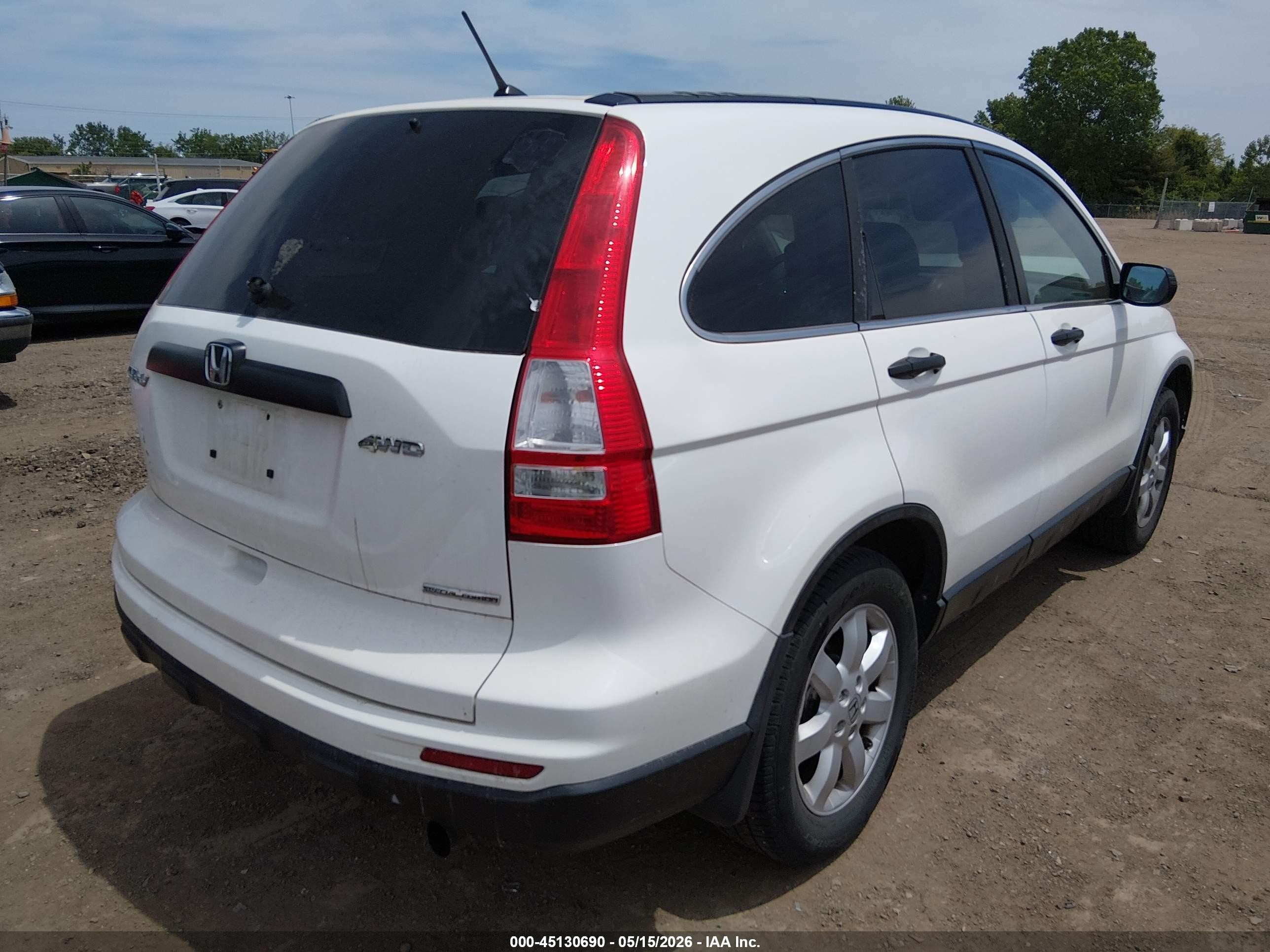 2011 Honda Cr-v Se White vin: 5J6RE4H48BL092090