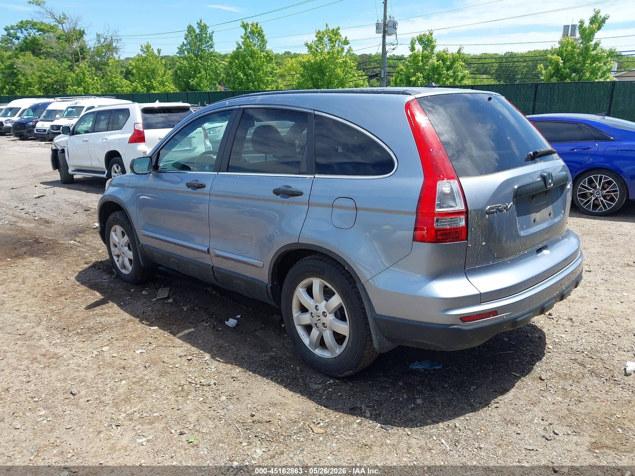 2011 Honda Cr-v Se Blue vin: 5J6RE4H48BL101404