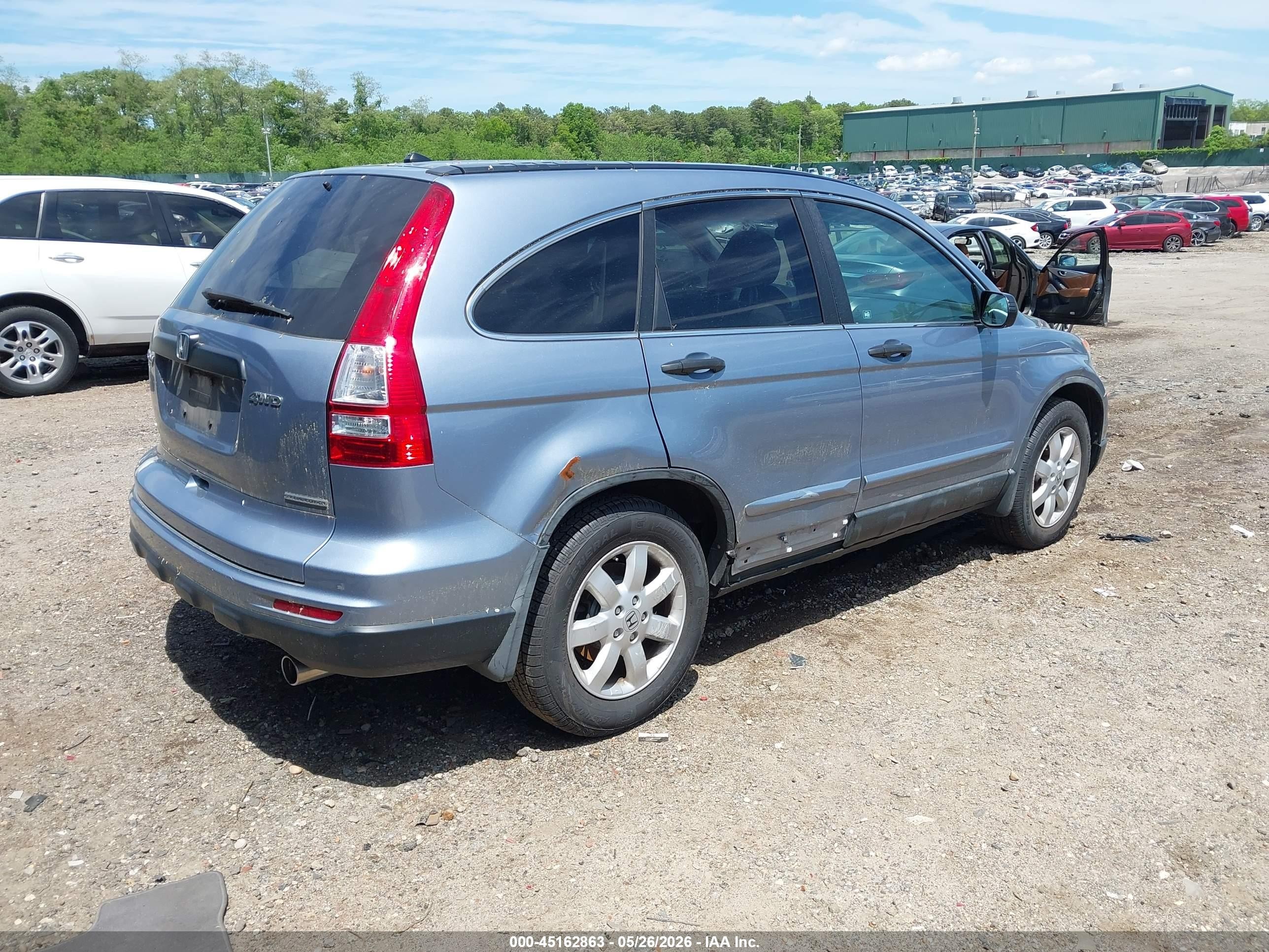 2011 Honda Cr-v Se Blue vin: 5J6RE4H48BL101404