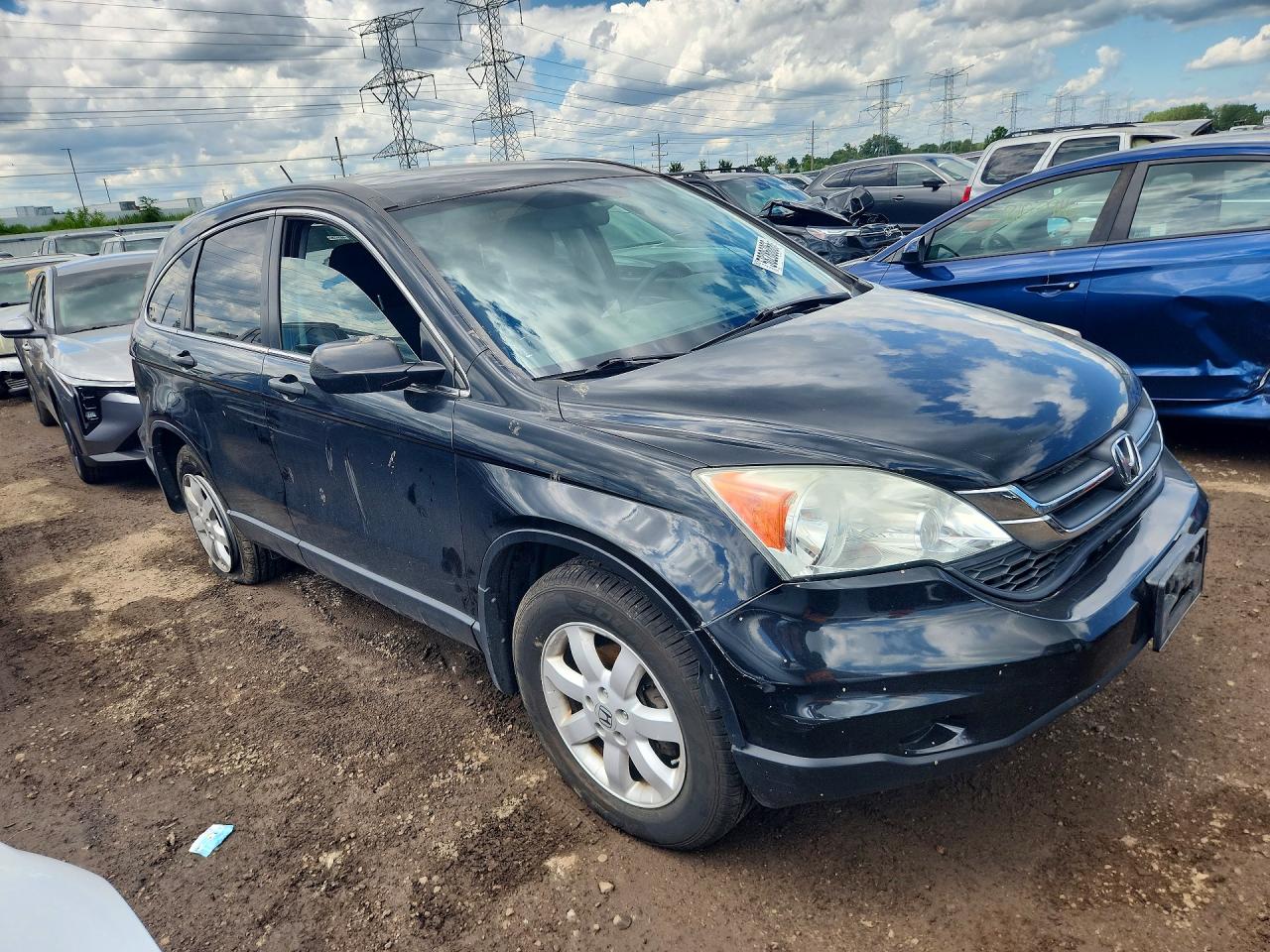 2011 Honda Cr-v Se Black vin: 5J6RE4H49BL083415
