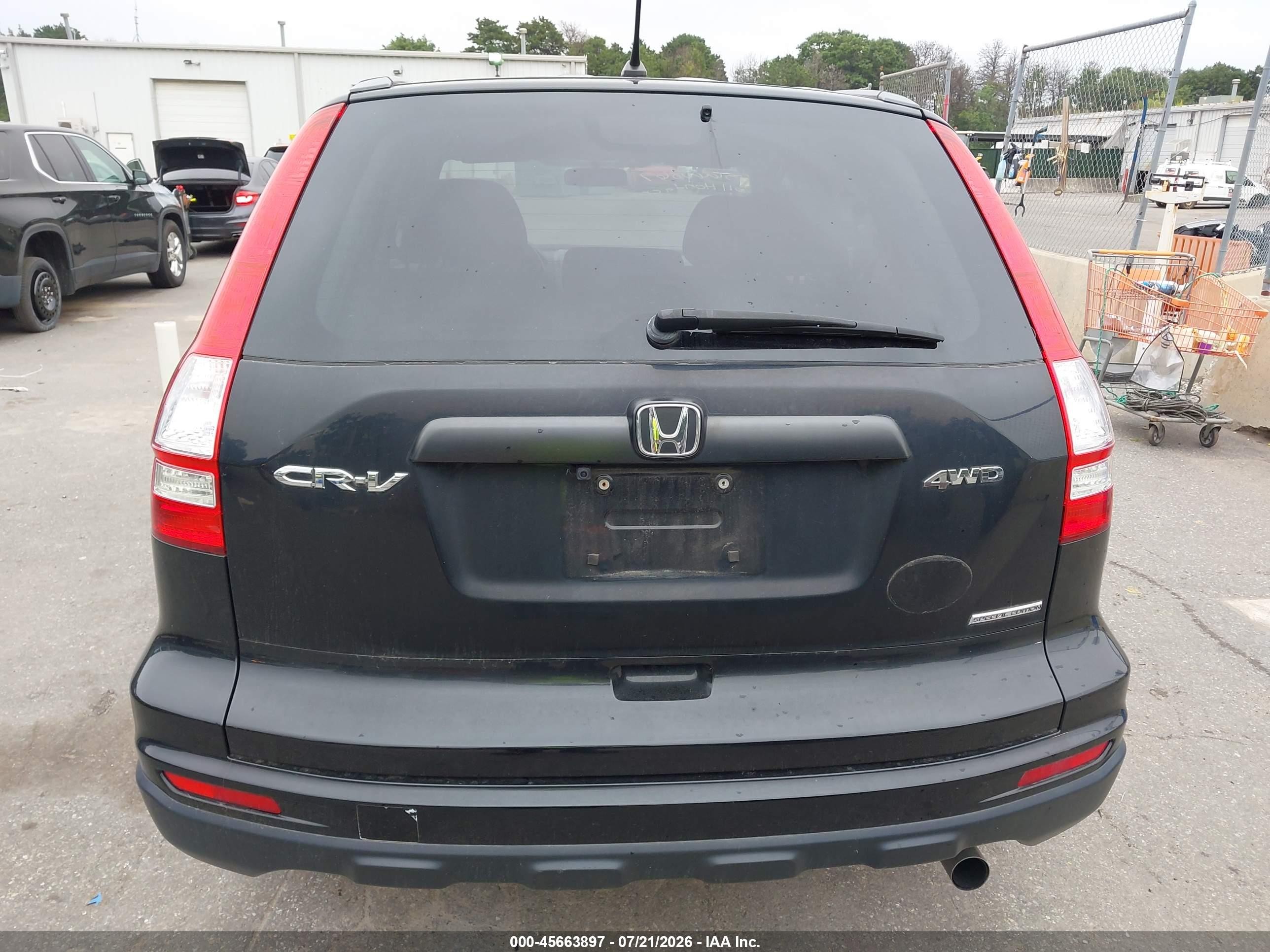 2011 Honda Cr-v Se Black vin: 5J6RE4H4XBL009923