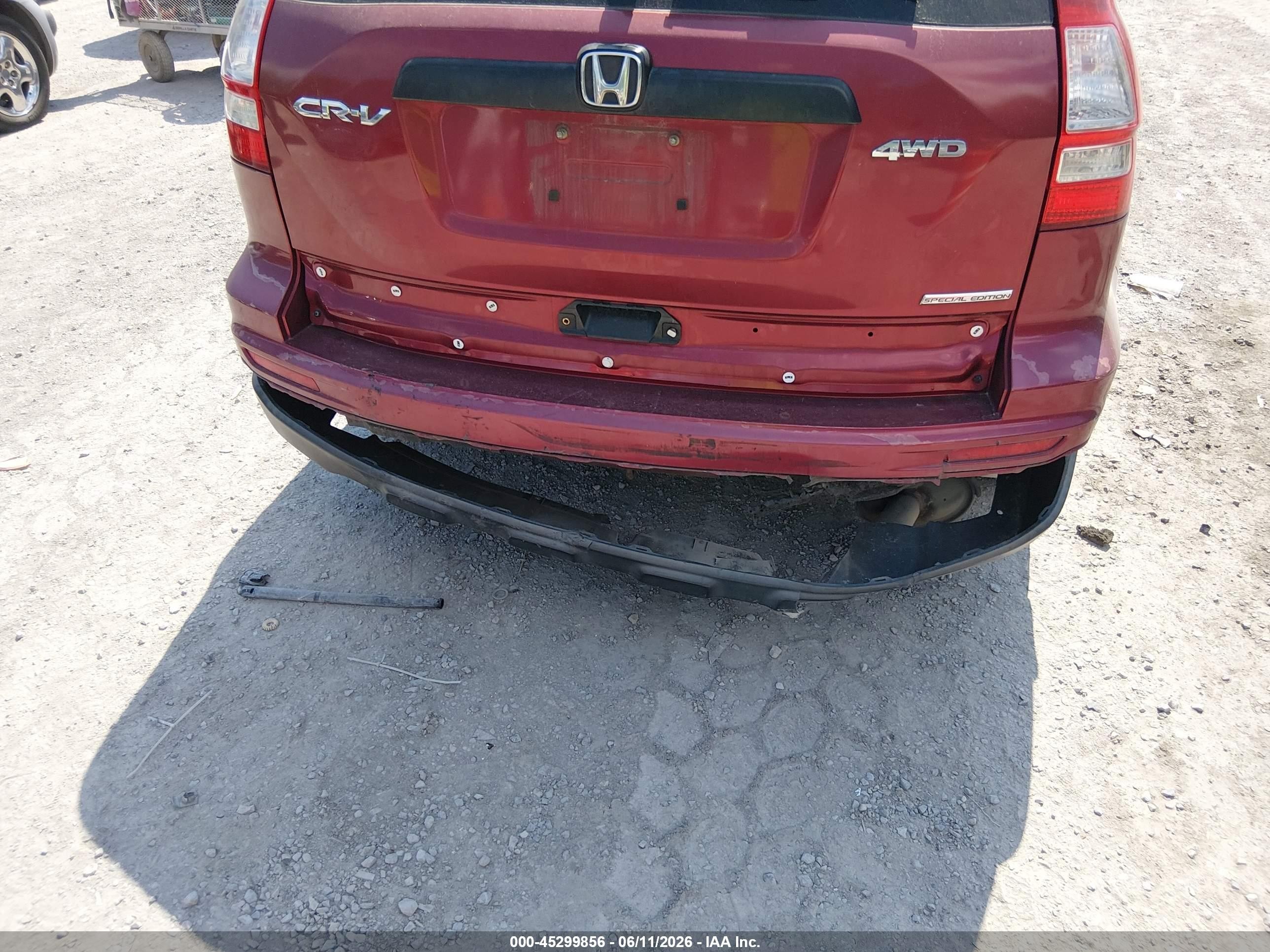 2011 Honda Cr-v Se Red vin: 5J6RE4H4XBL032098