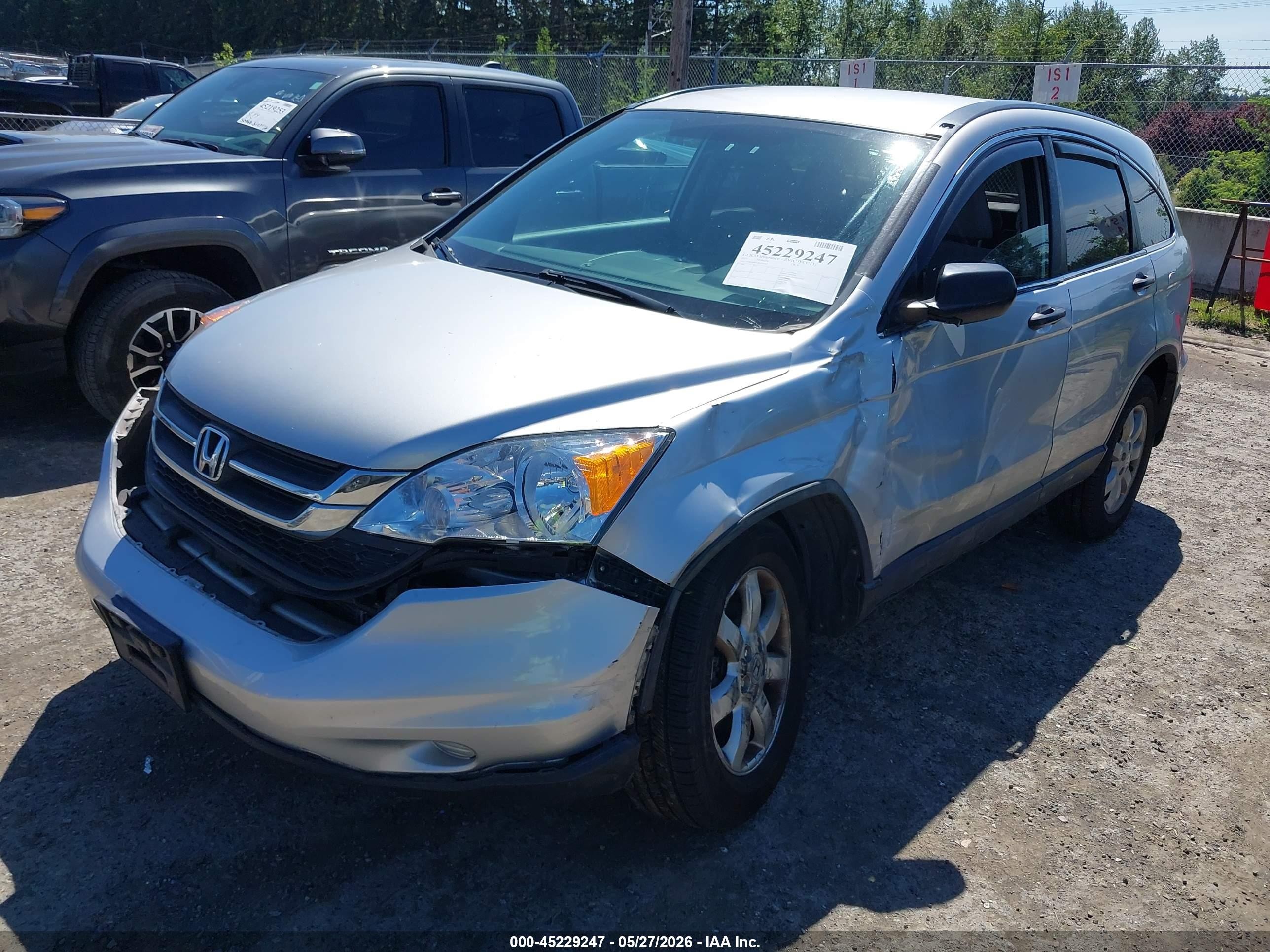 2011 Honda Cr-v Se Silver vin: 5J6RE4H4XBL036703