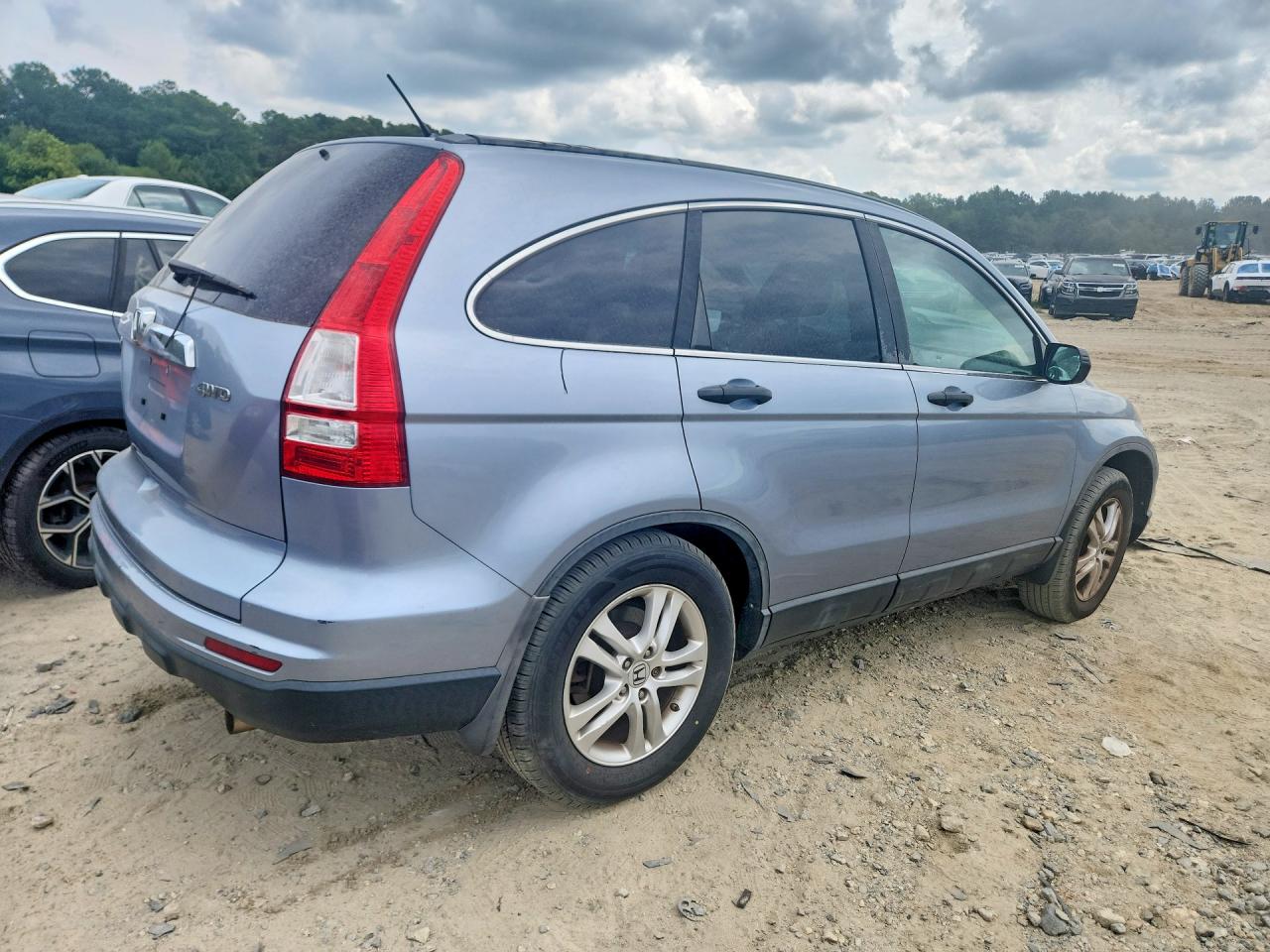 2010 Honda Cr-v Ex Blue vin: 5J6RE4H50AL039309