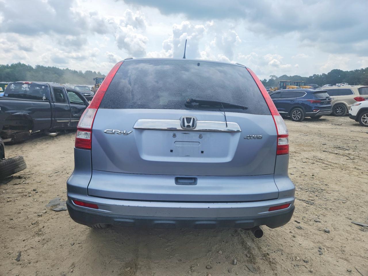 2010 Honda Cr-v Ex Blue vin: 5J6RE4H50AL039309
