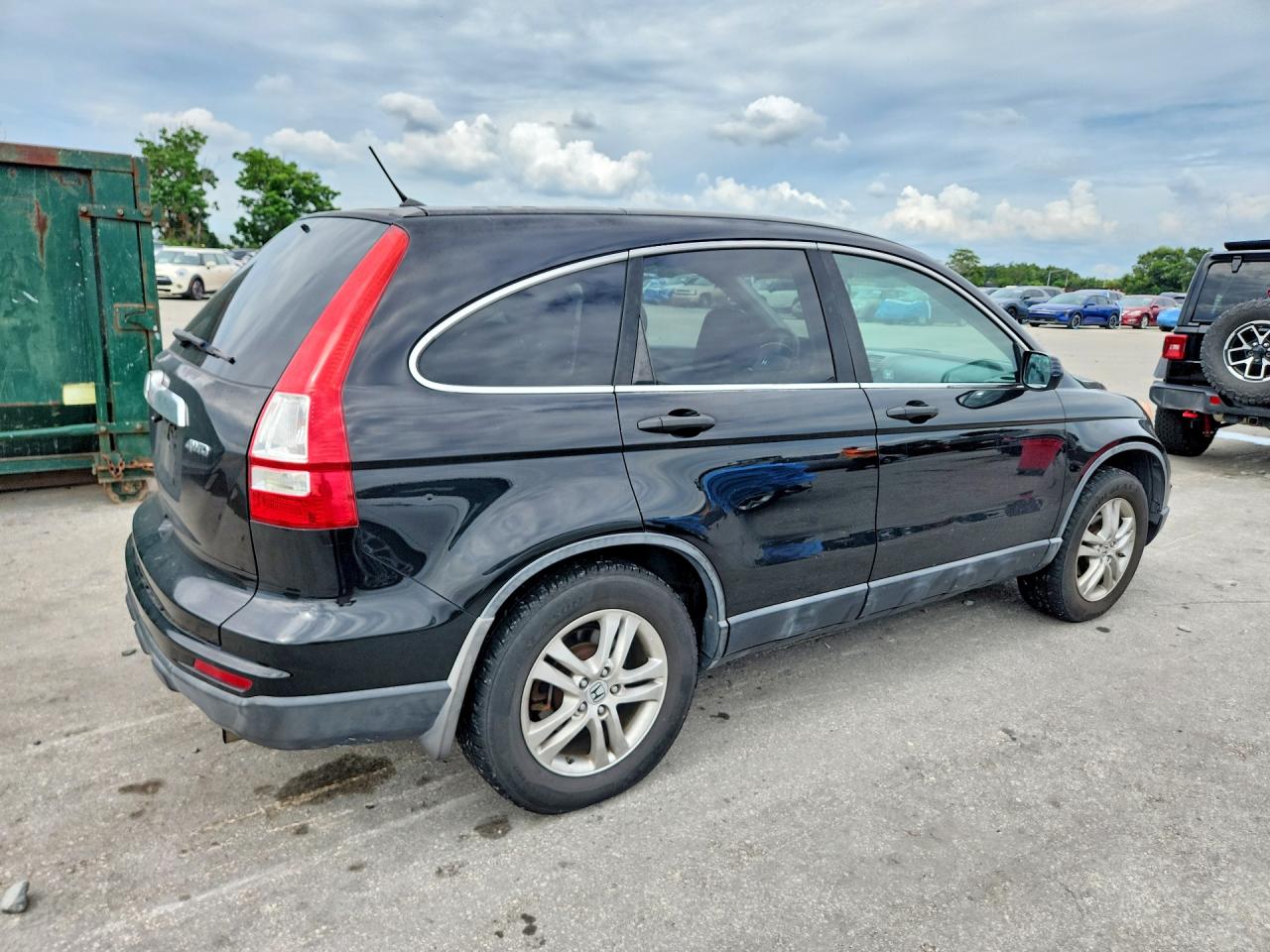 2010 Honda Cr-v Ex Black vin: 5J6RE4H50AL049922