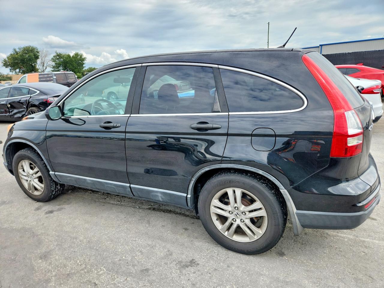 2010 Honda Cr-v Ex Black vin: 5J6RE4H50AL049922