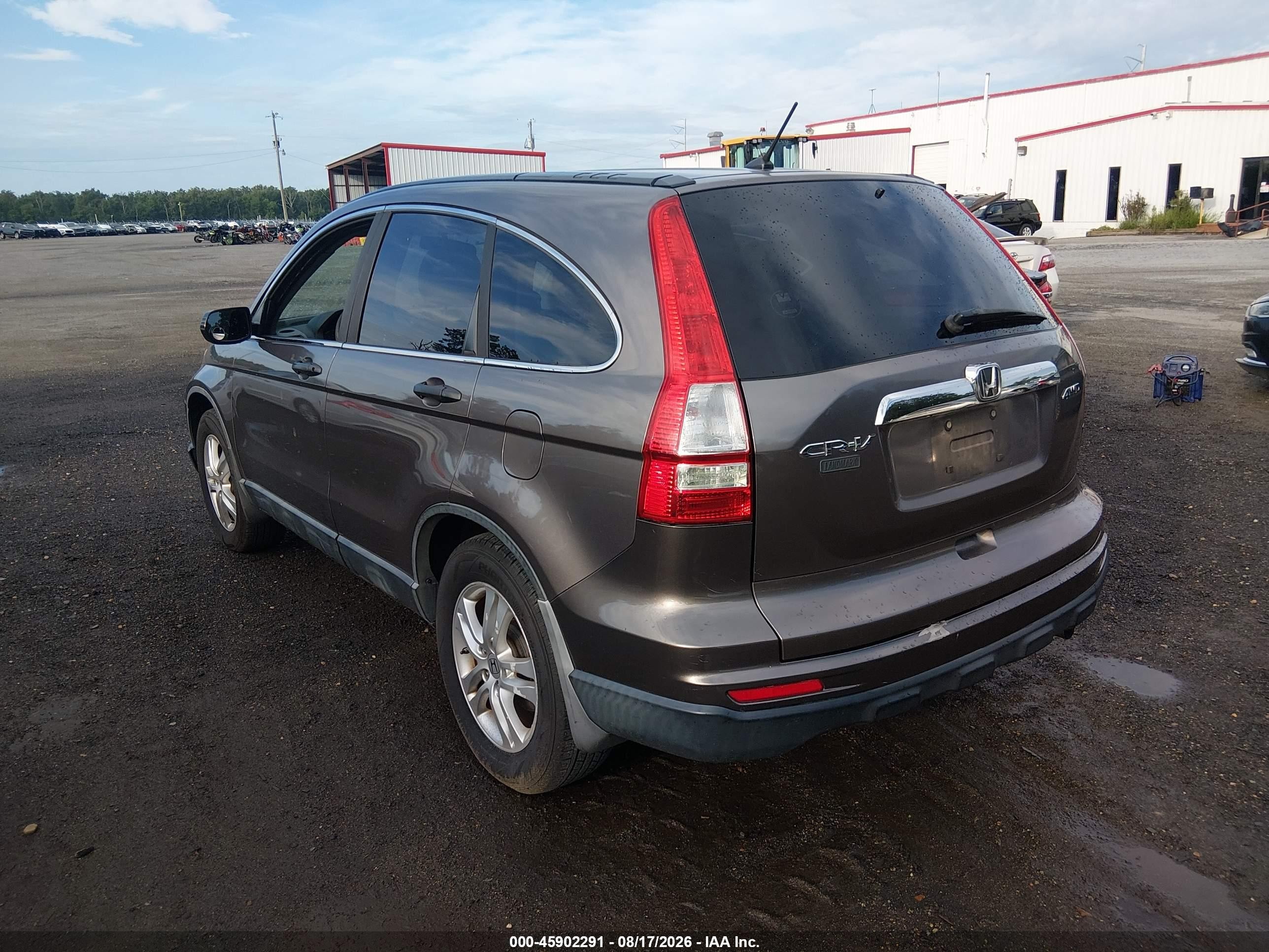 2010 Honda Cr-v Ex Gray vin: 5J6RE4H50AL074402